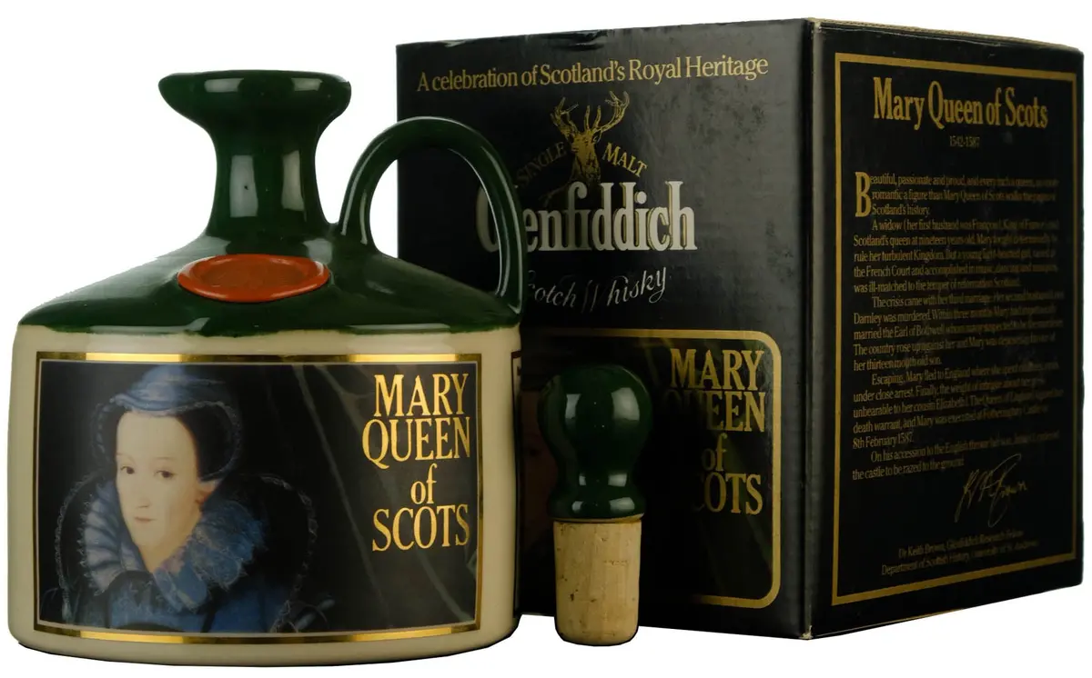 Glenfiddich Mary Queen Of Scots Ceramic 1980S 1