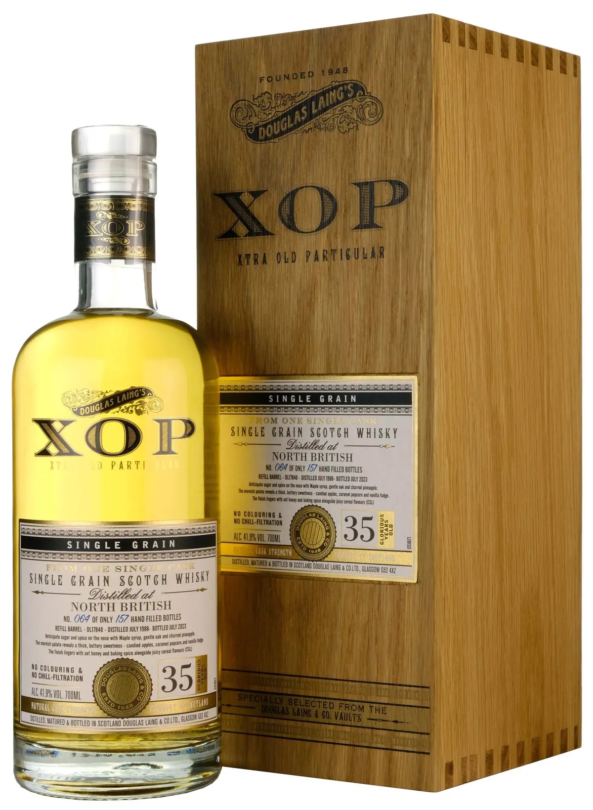 North British 1988-2023 | 35 Year Old Xop Single Cask Dl17848 1
