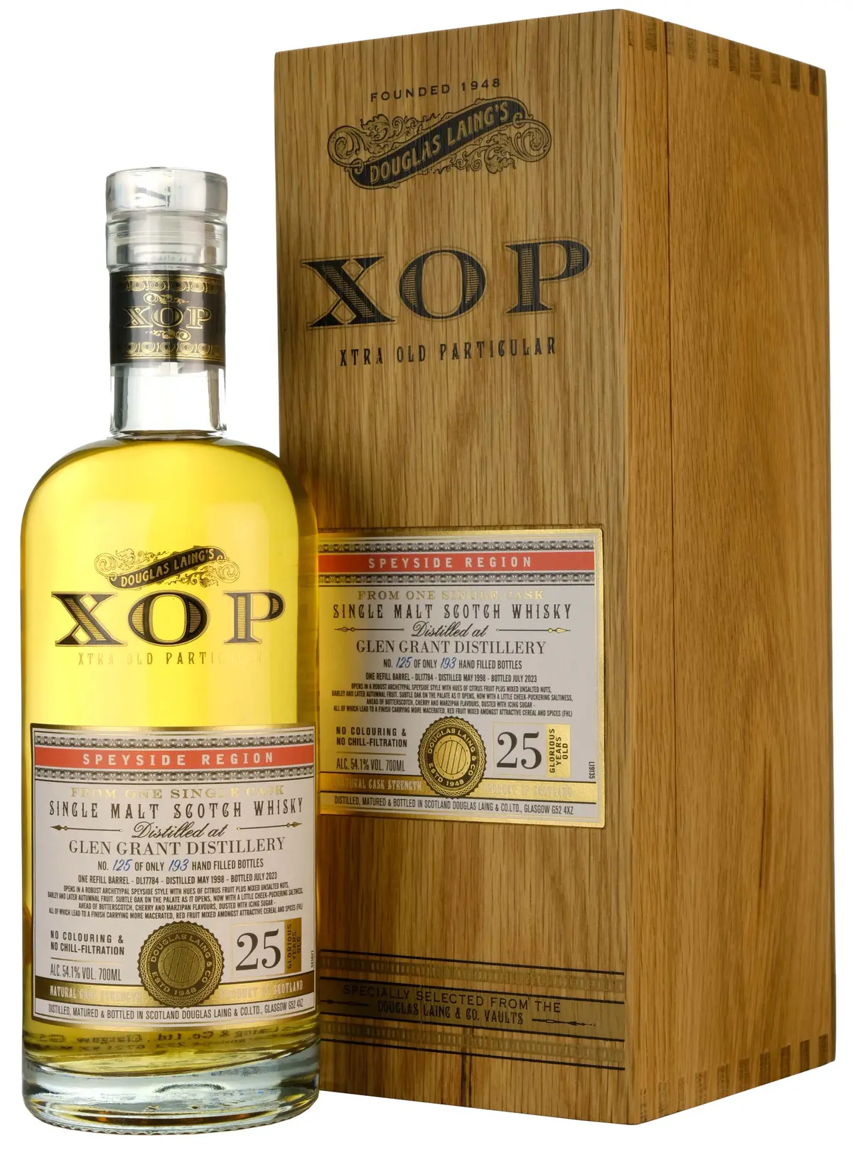 Glen Grant 1998-2023 | 25 Year Old Xop Single Cask Dl17784 1