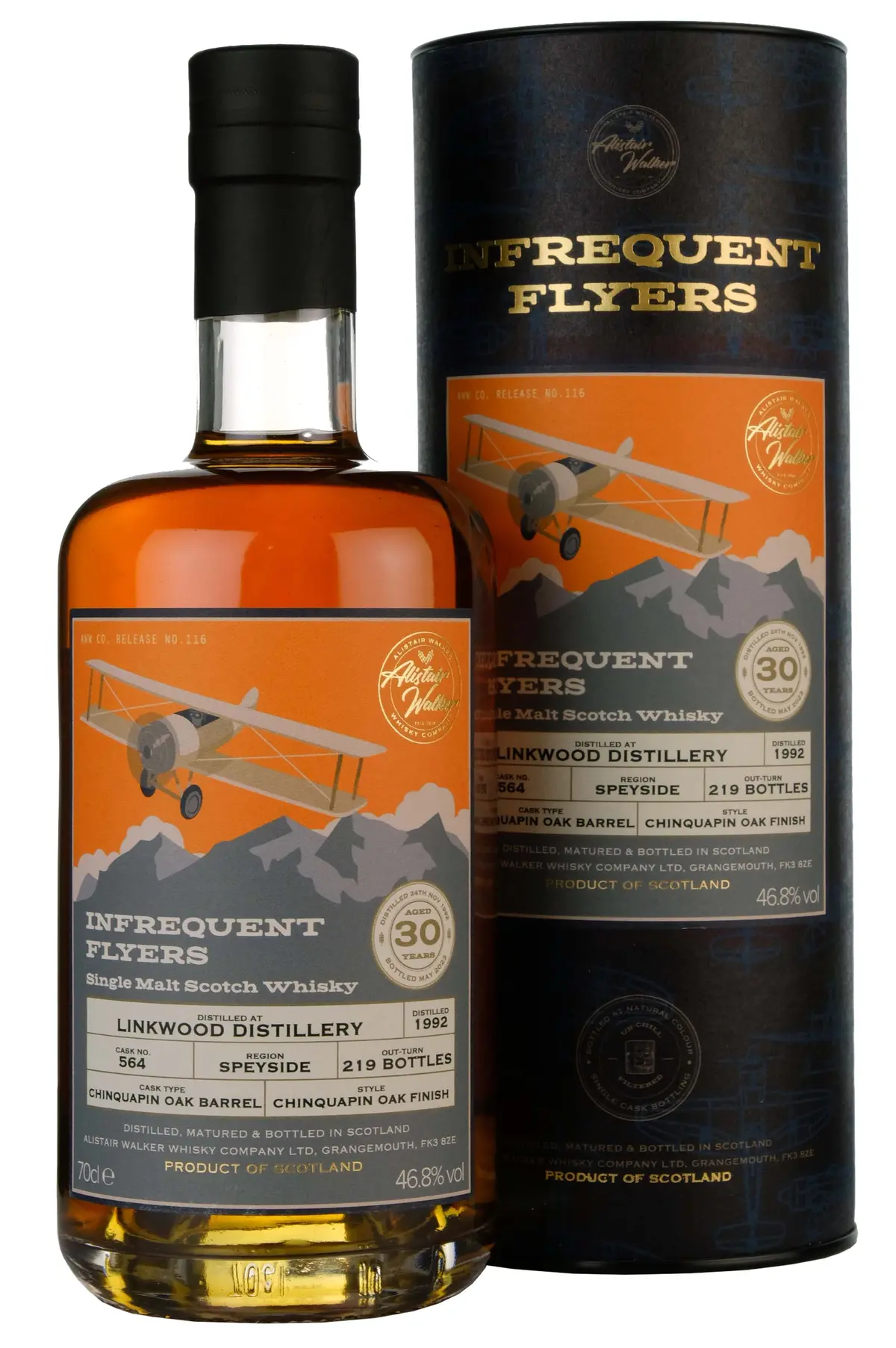 Linkwood 1992-2023 | 30 Year Old Infrequent Flyers | Single Cask 564 1