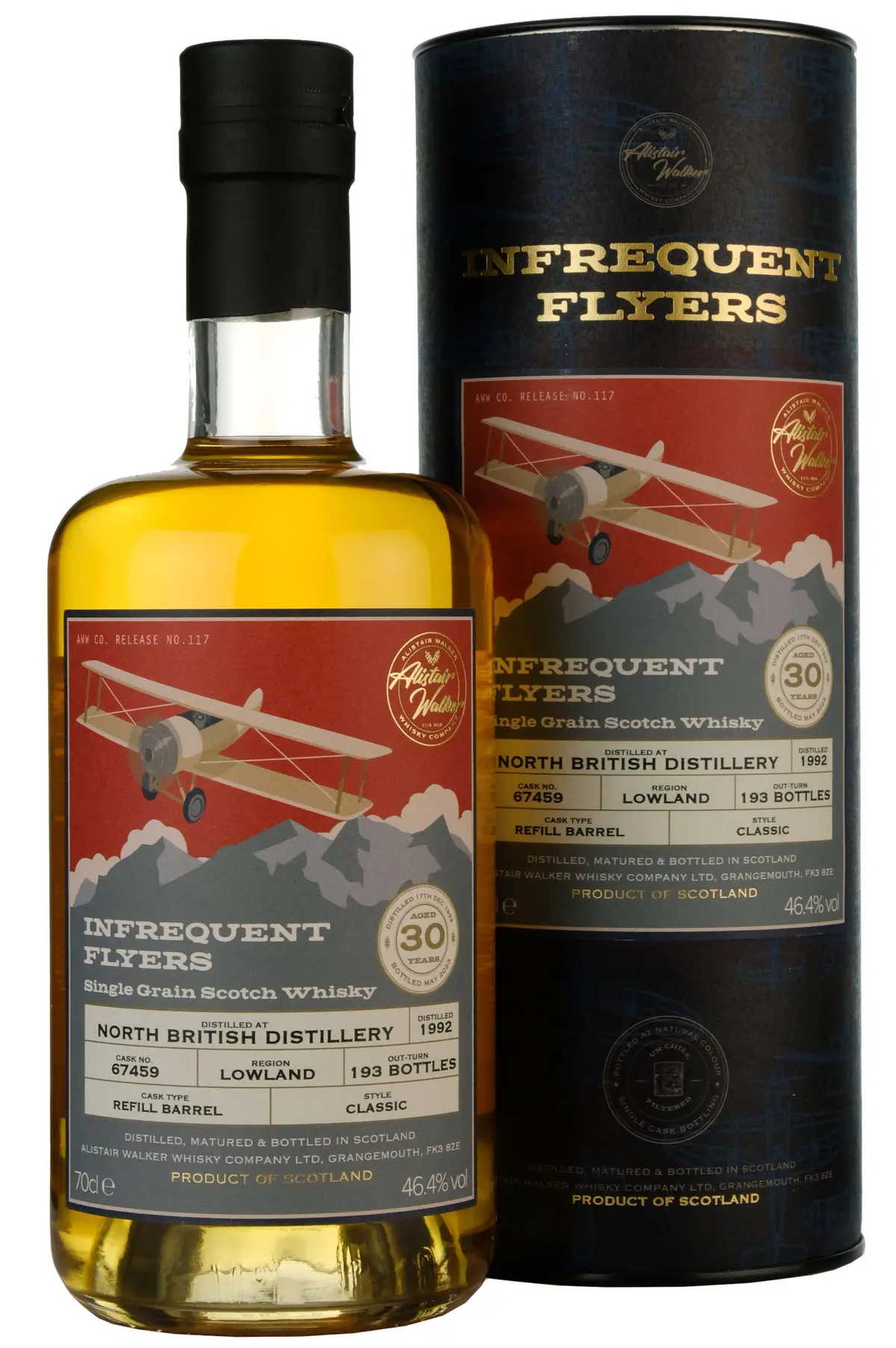 North British 1992-2023 | 30 Year Old Infrequent Flyers Single Cask 67459 1