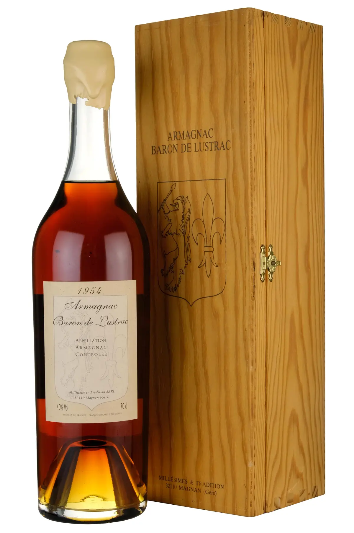 Baron De Lustrac 1954 Armagnac 1