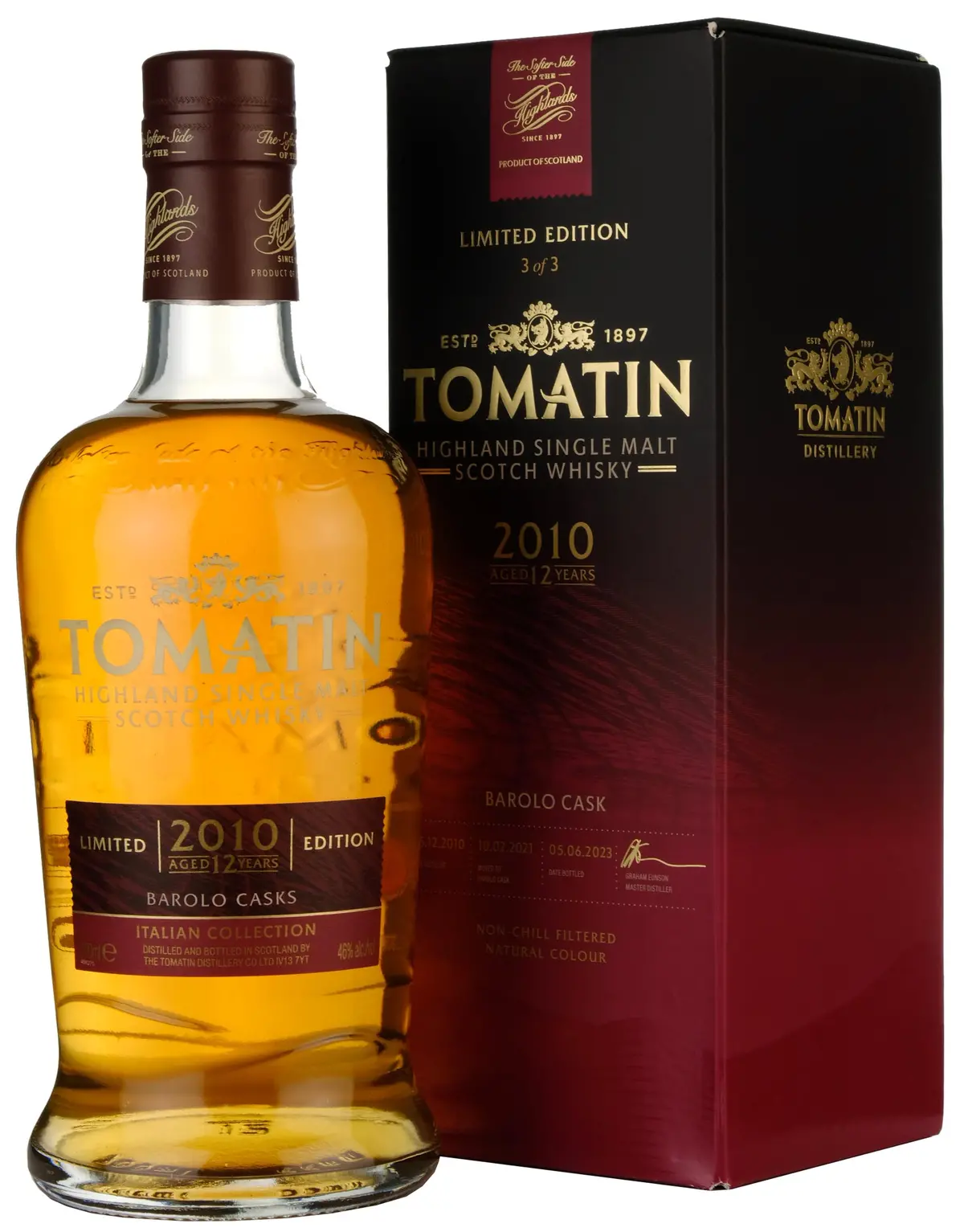 Tomatin 2010-2023 | 12 Year Old Italian Collection Barolo Cask 1