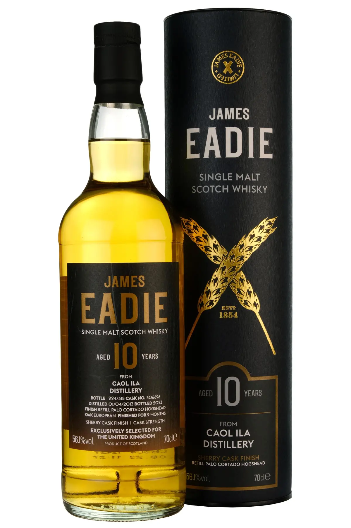 Caol Ila 2013-2023 | 10 Year Old James Eadie Single Cask 306696 1
