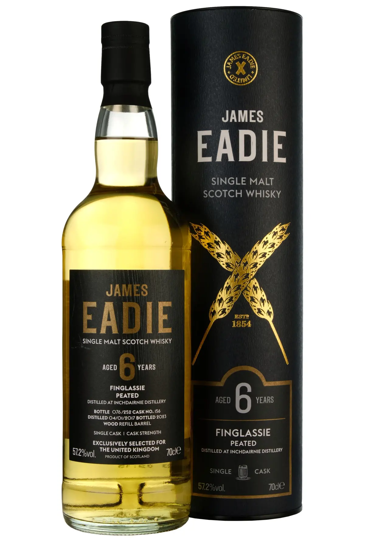 Finglassie (Inchdairnie) 2017-2023 | 6 Year Old James Eadie Single Cask 156 1