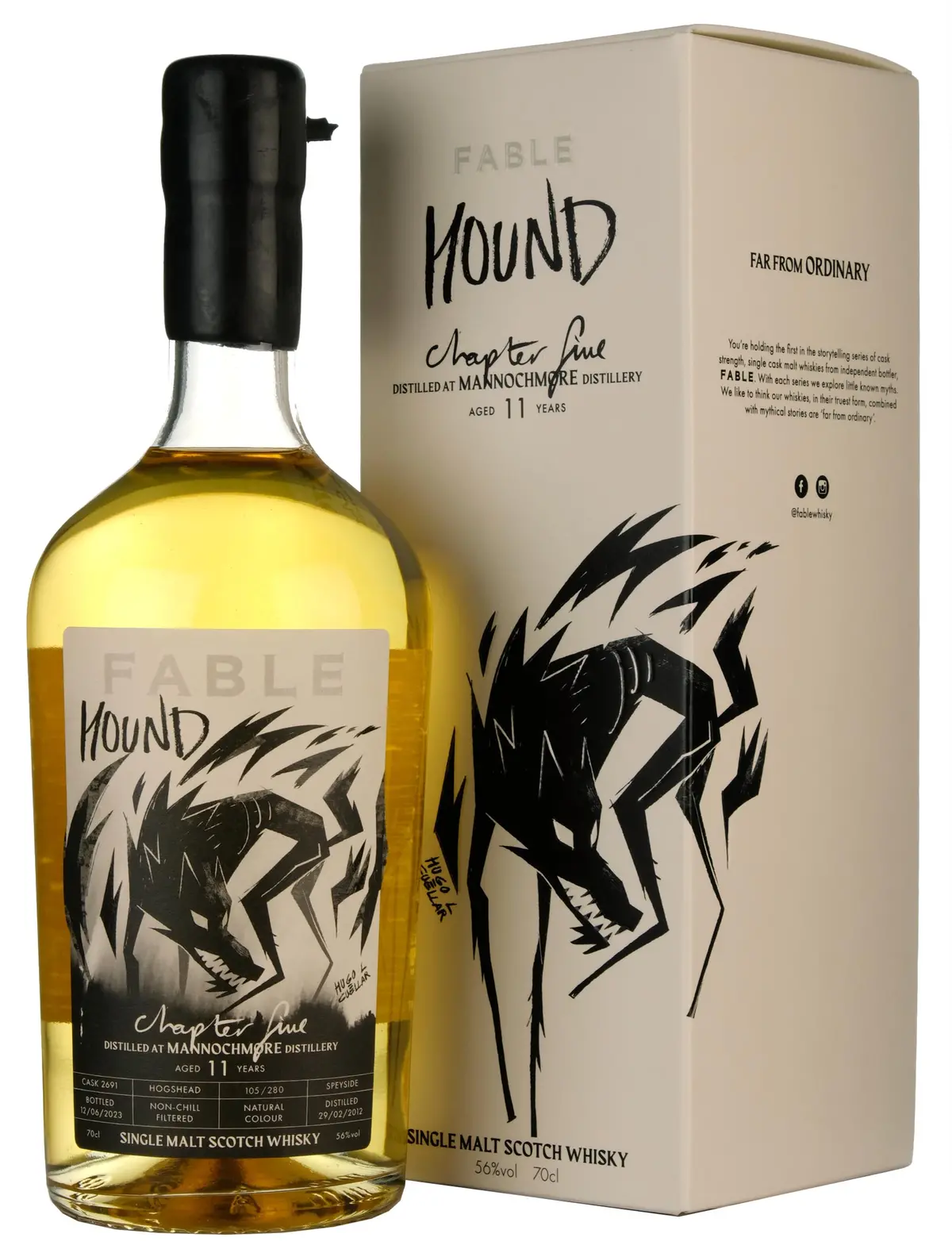 Mannochmore 2012-2023 | 11 Year Old Fable Chapter Five Hound Single Cask 2691 1