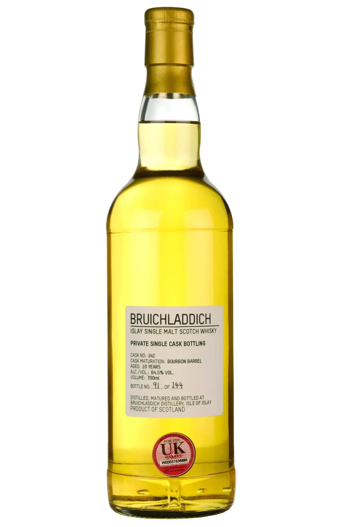 Bruichladdich 10 Year Old Private Single Cask 142 1