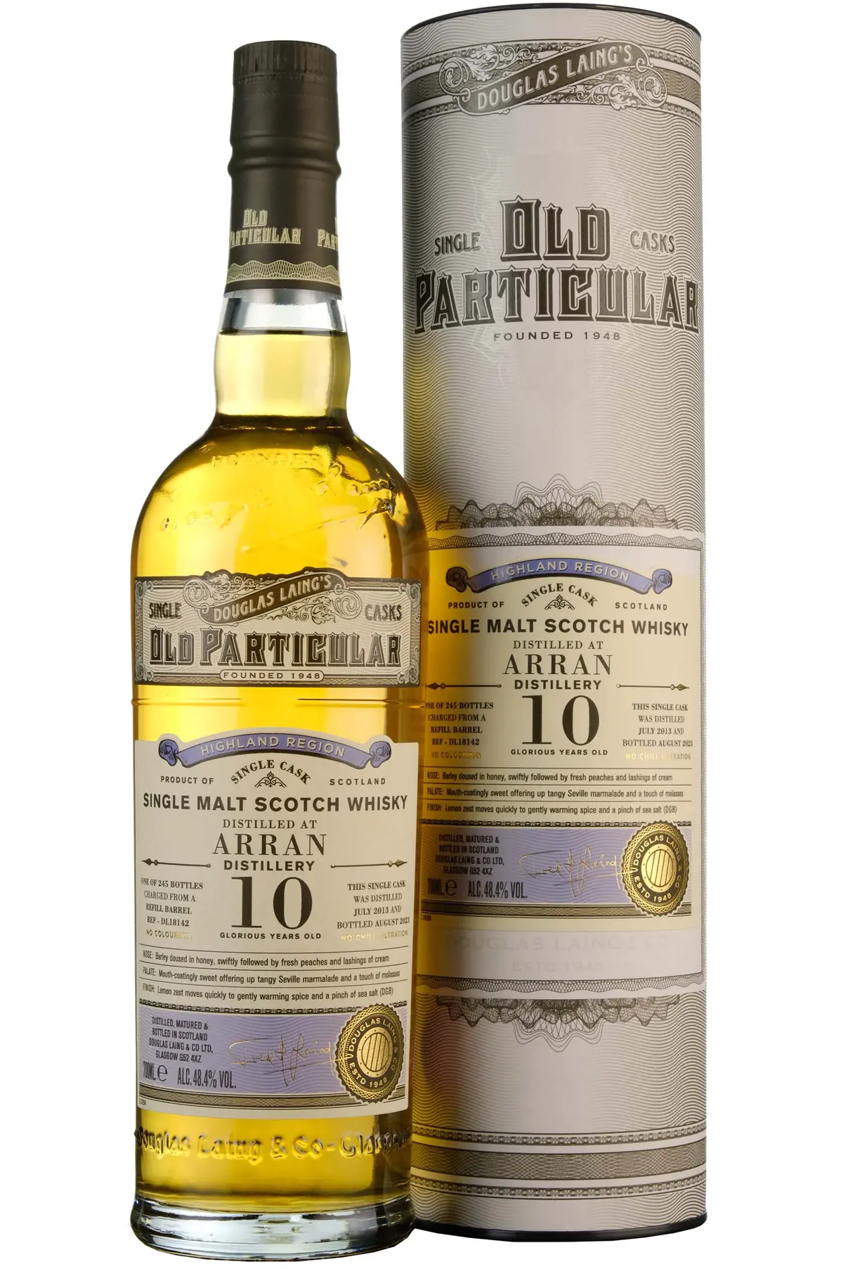 Arran 2013-2023 | 10 Year Old Douglas Laing Old Particular Single Cask Dl18142 1
