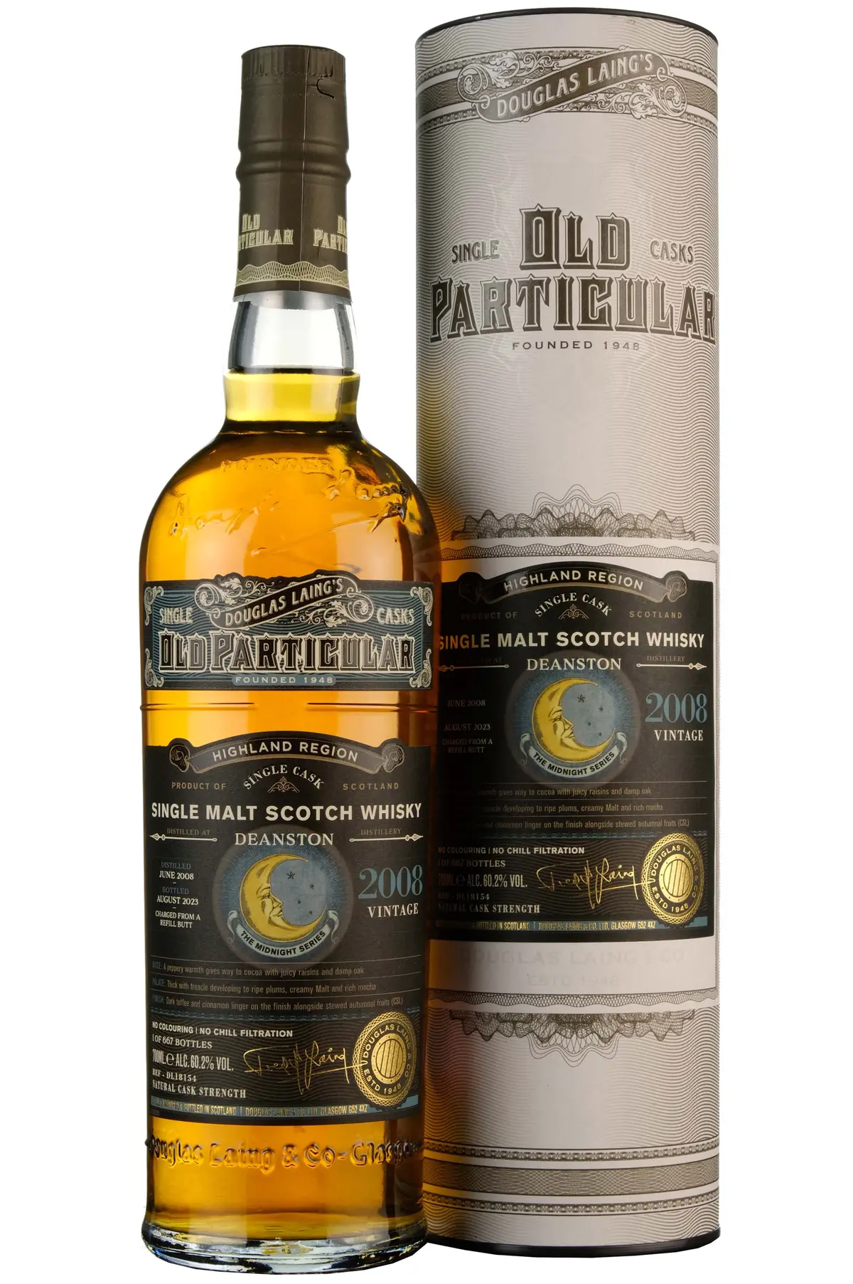 Deanston 2008-2023 | 15 Year Old Douglas Laing Old Particular Single Cask Dl18154 1