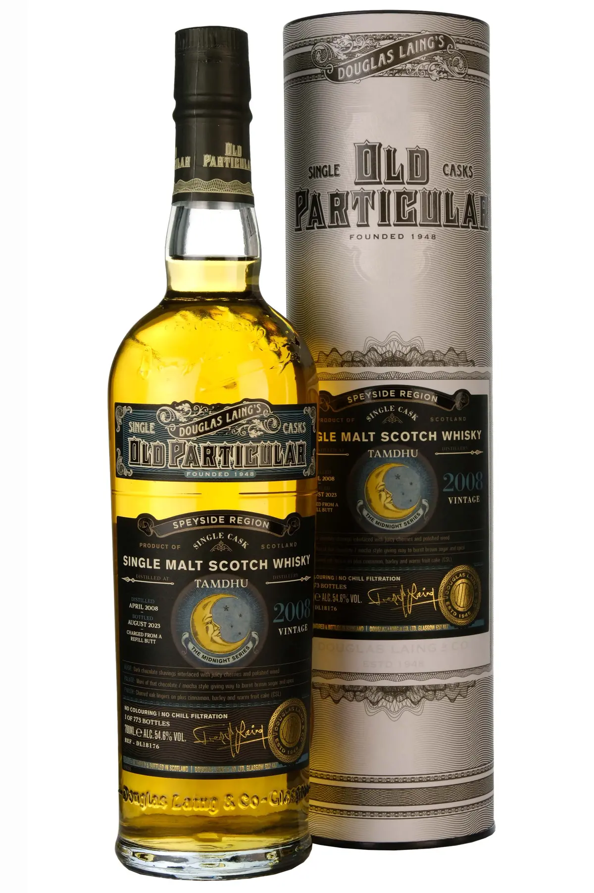Tamdhu 2008-2023 | 15 Year Old | Old Particular Midnight Series | Single Cask Dl18176 1