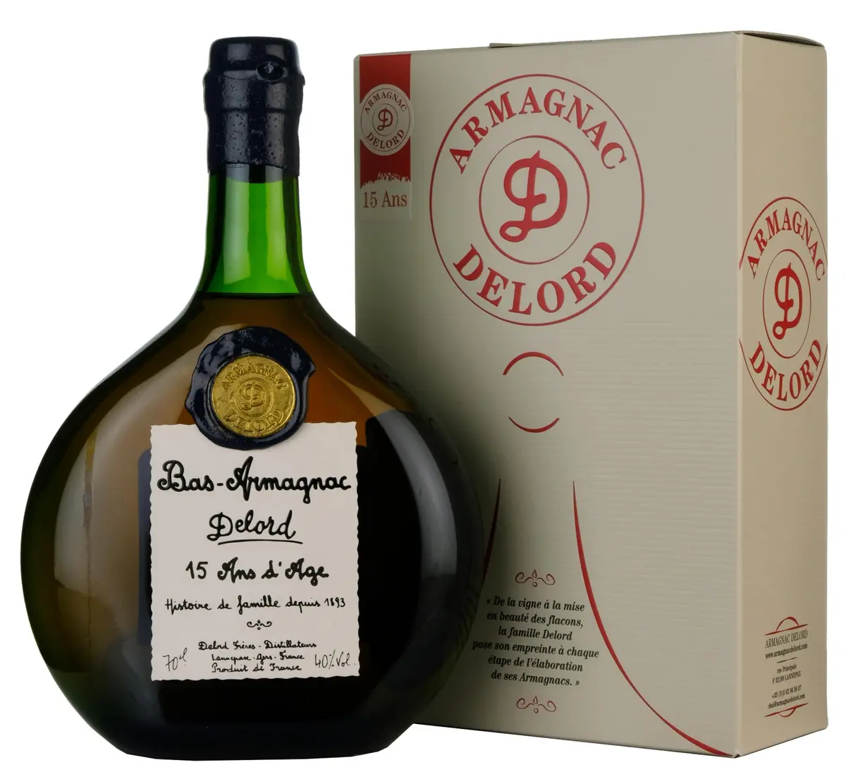 Delord 15 Year Old Bas Armagnac 1
