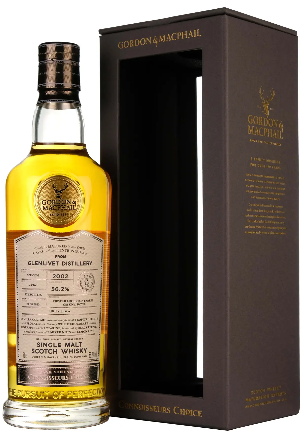 Glenlivet 2002-2023 | 20 Year Old Gordon & Macphail Connoisseurs Choice Single Cask 800768 Uk Exclusive 1
