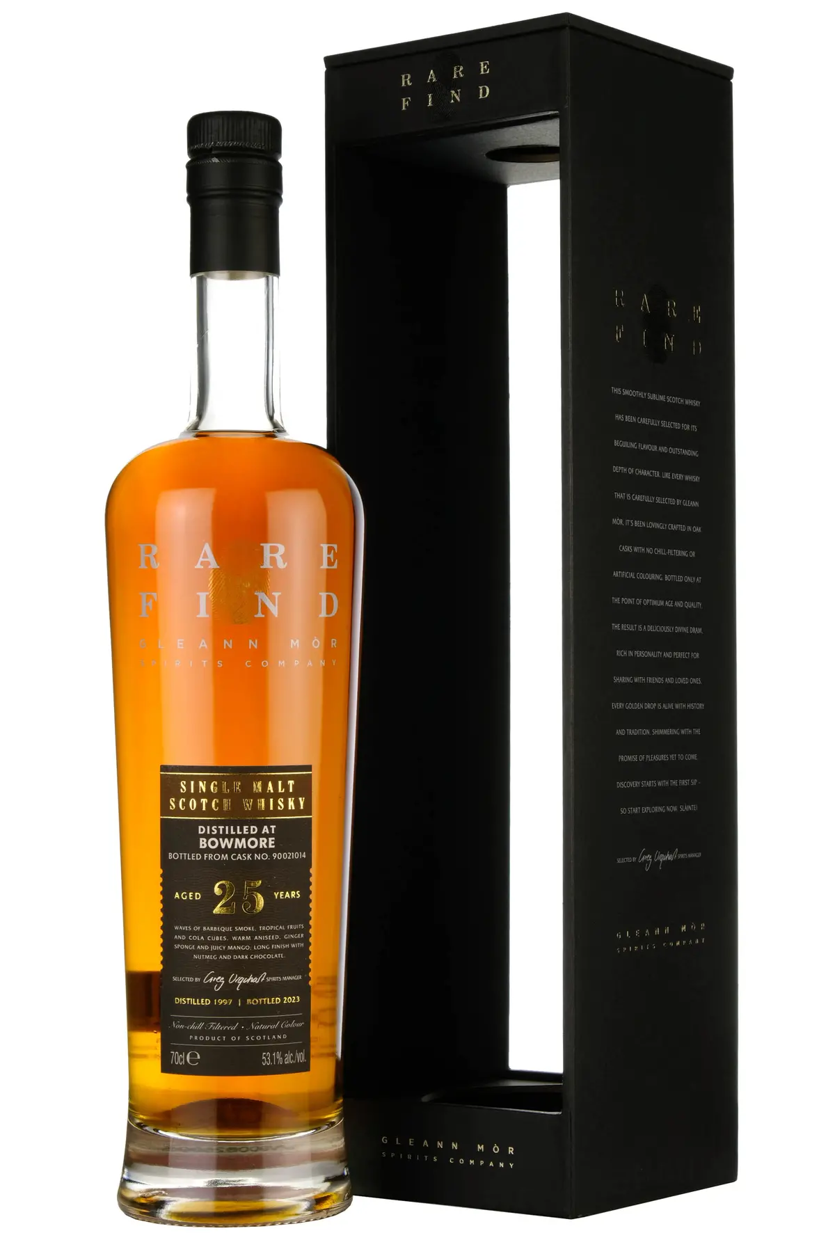 Bowmore 1997-2023 | 25 Year Old Rare Find Gleann Mor Single Cask 90021014 1