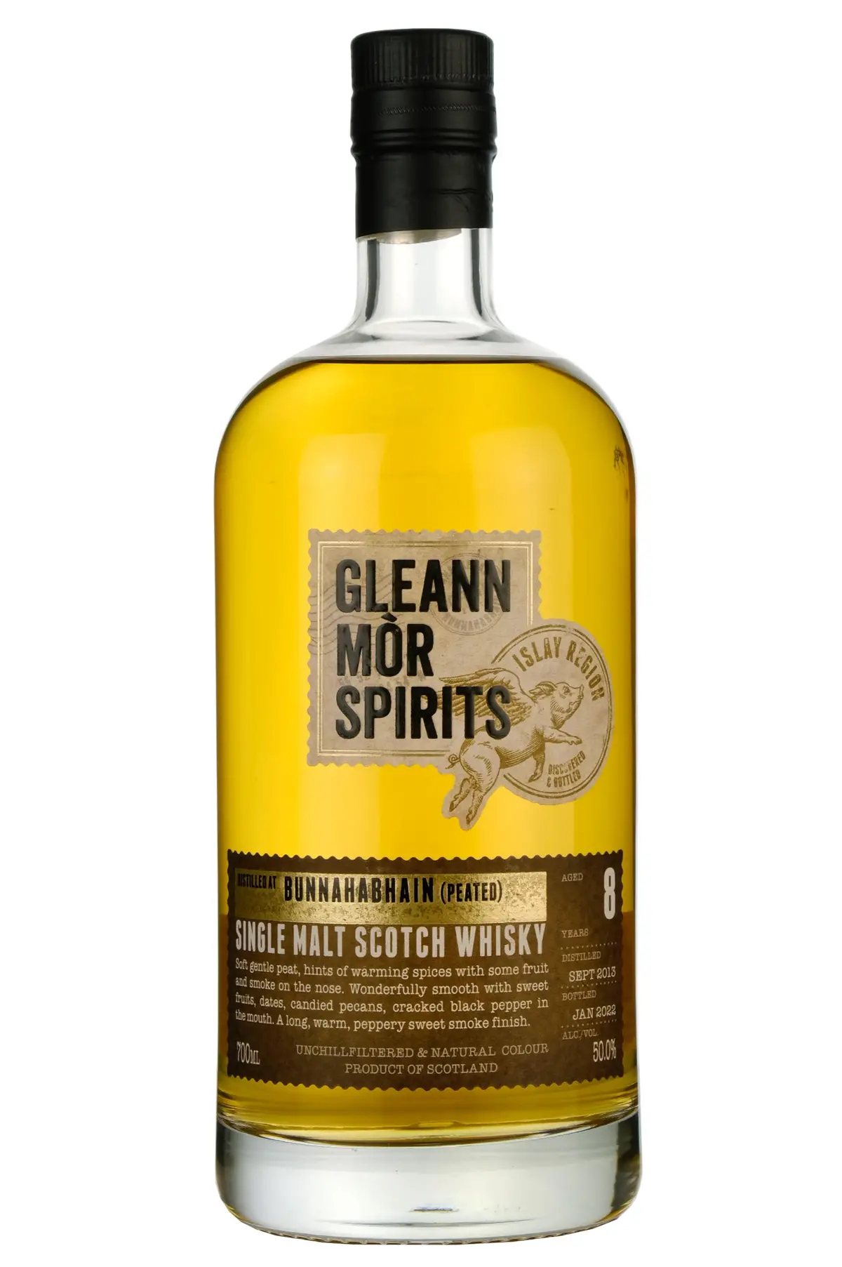 Bunnahabhain (Peated) 2013-2022 | 8 Year Old Gleann Mor Single Cask 1