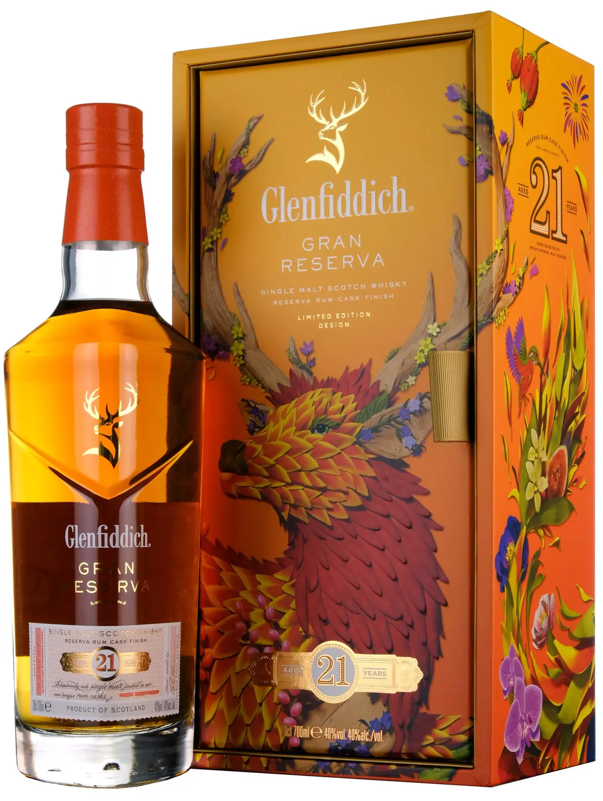 Glenfiddich 21 Year Old Reserva Rum Cask Finish Chinese New Year 2024 Limited Edition 1