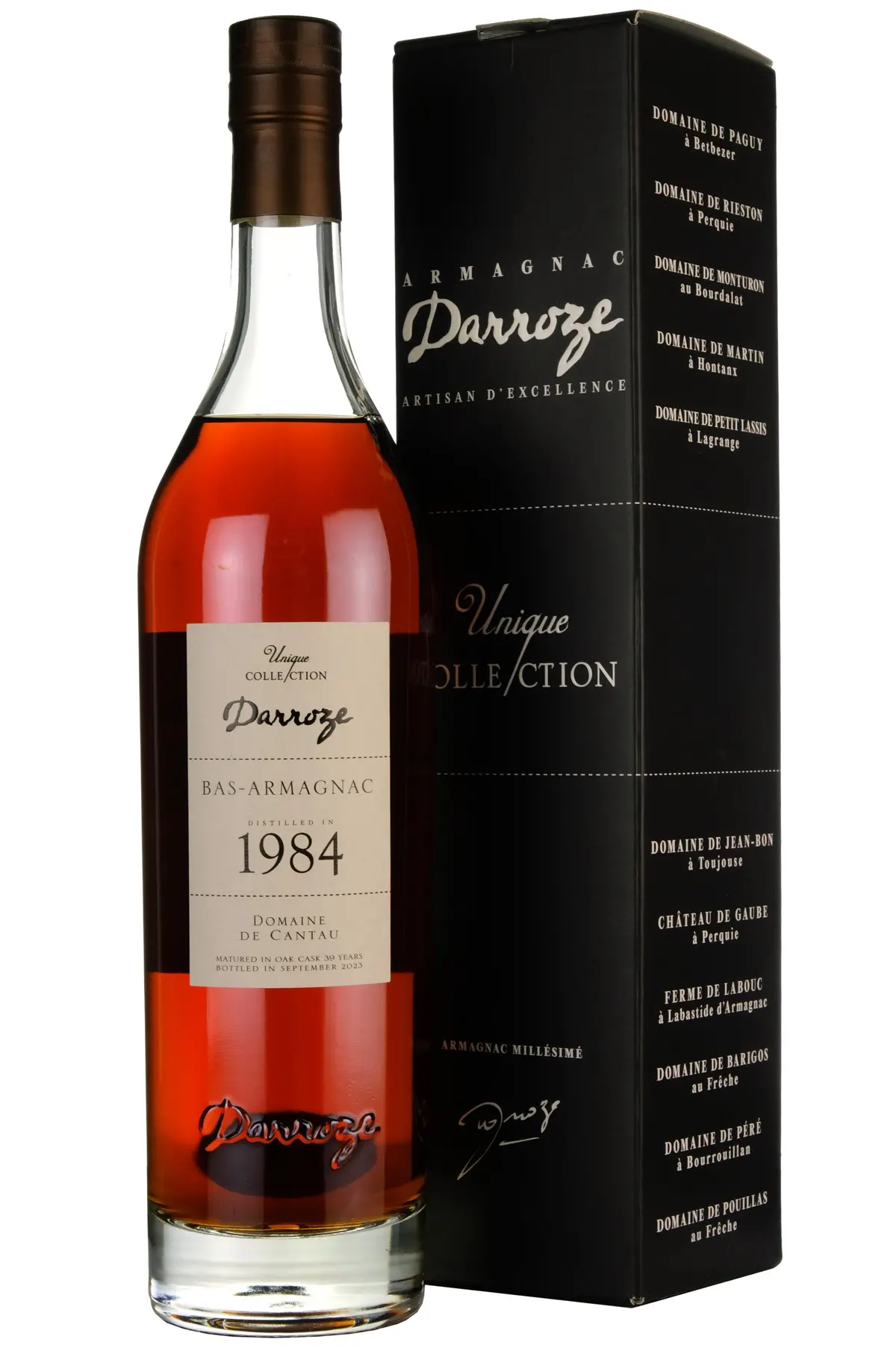 Domaine De Cantau 1984-2023 | 39 Year Old | Darroze Bas Armagnac 1