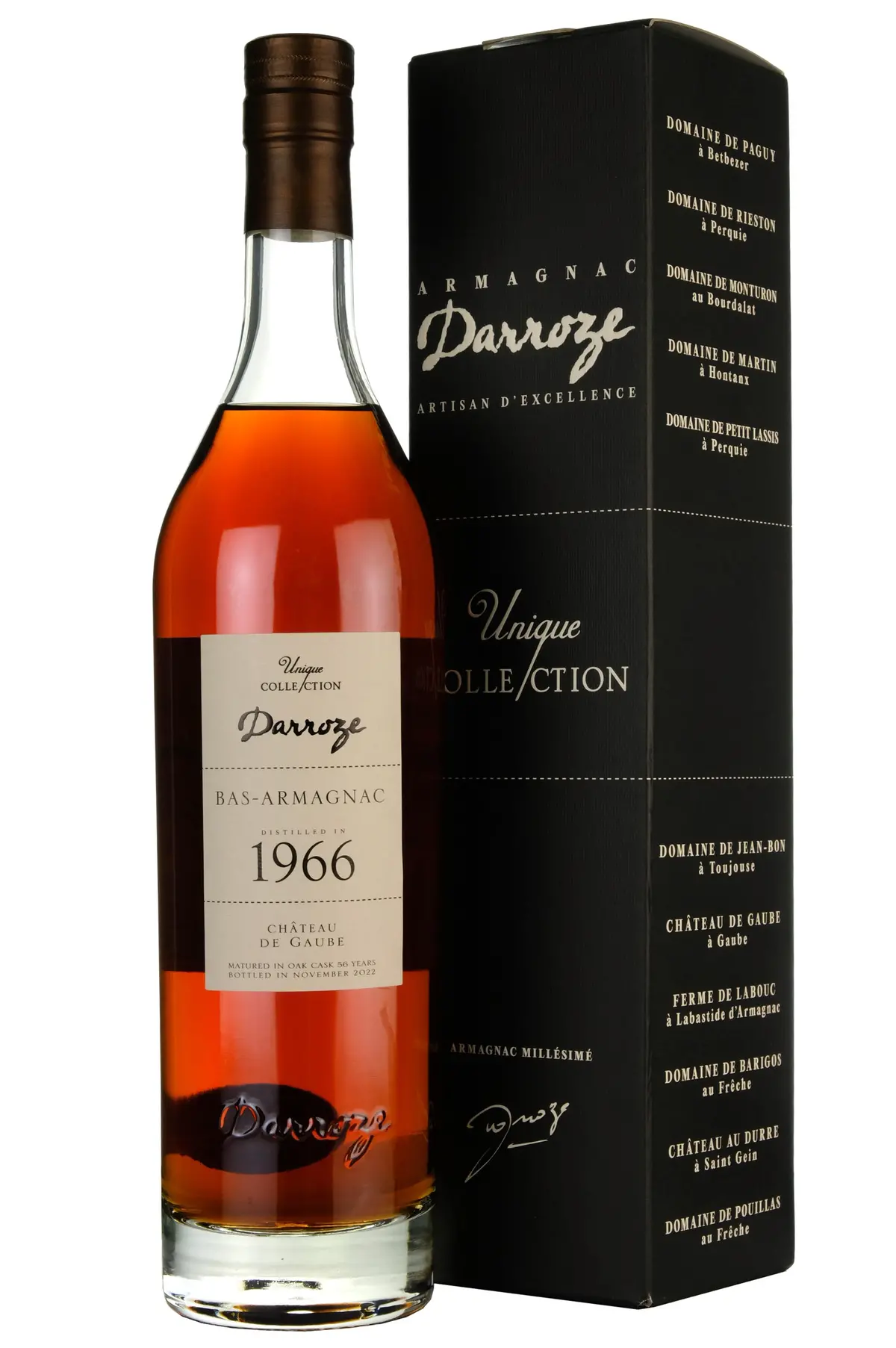 Chateau De Gaube 1966-2022 | 56 Year Old | Darroze Bas Armagnac 1