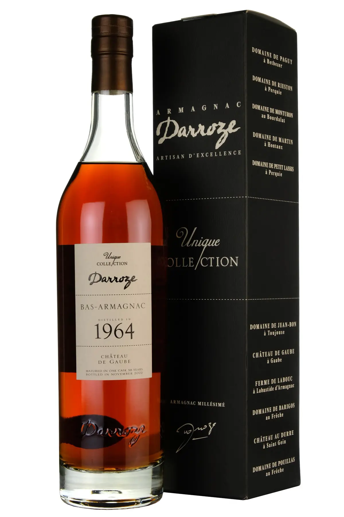 Chateau De Gaube 1964-2022 | 58 Year Old | Darroze Bas Armagnac 1