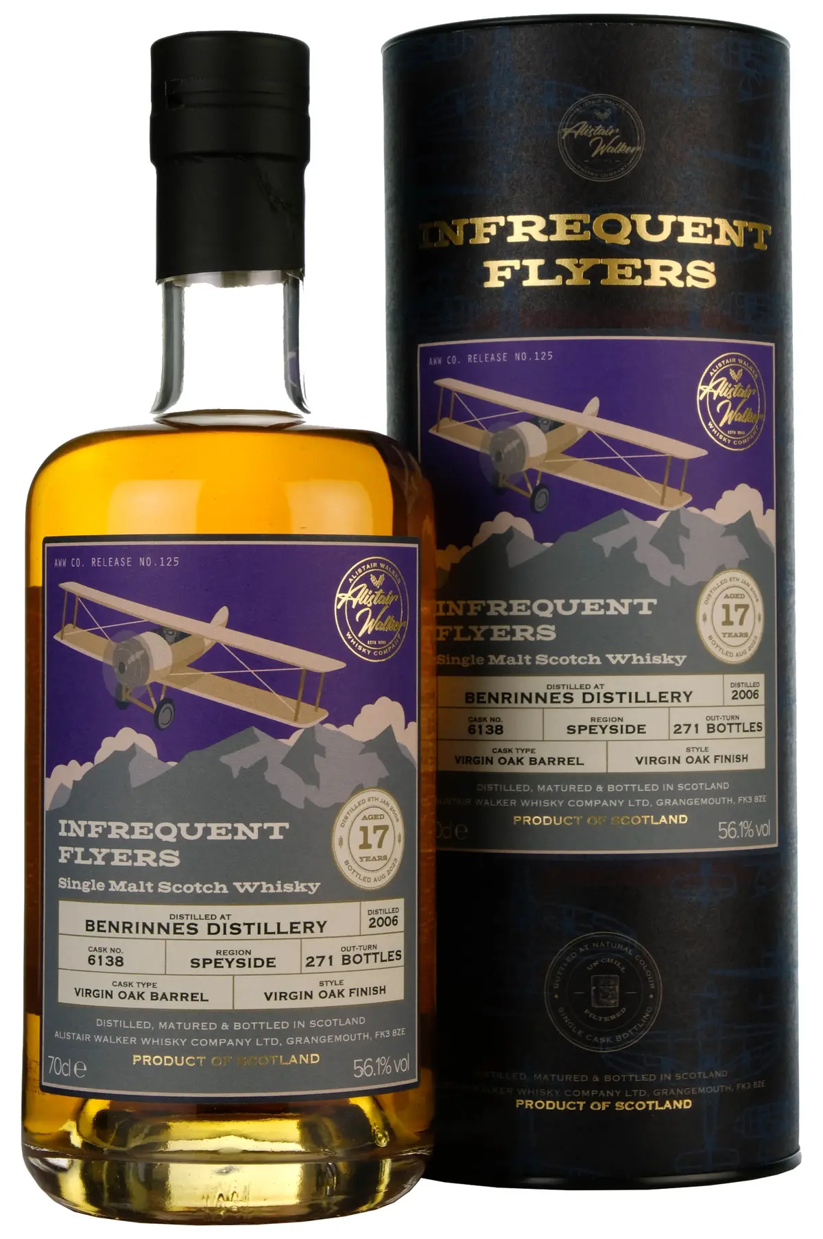 Benrinnes 2006-2023 | 17 Year Old Infrequent Flyers | Single Cask 6138 1