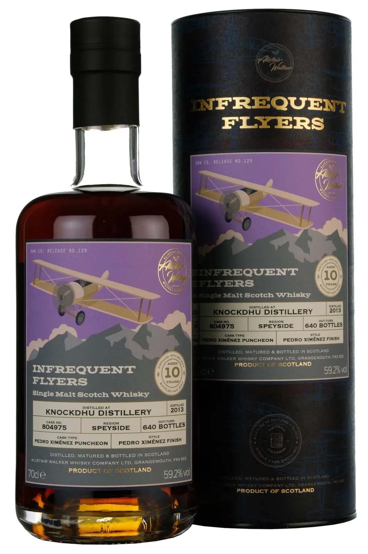 Knockdhu 2013-2023 | 10 Year Old Infrequent Flyers | Single Cask 804975 1