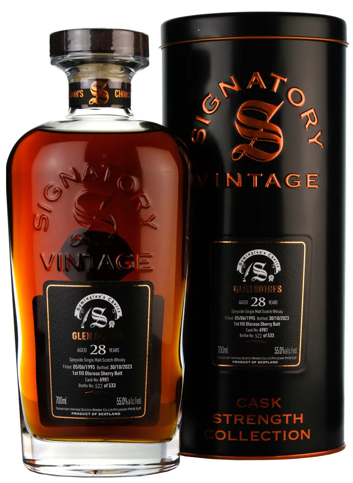 Glenrothes 1995-2023 | 28 Year Old Signatory Symington's Choice Single Cask 6981 1