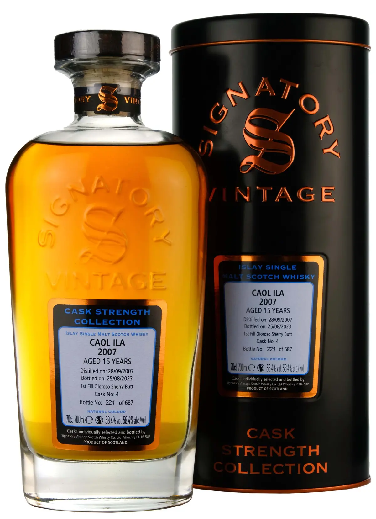 Caol Ila 2007-2023 | 15 Year Old Signatory Vintage Single Cask 4 1