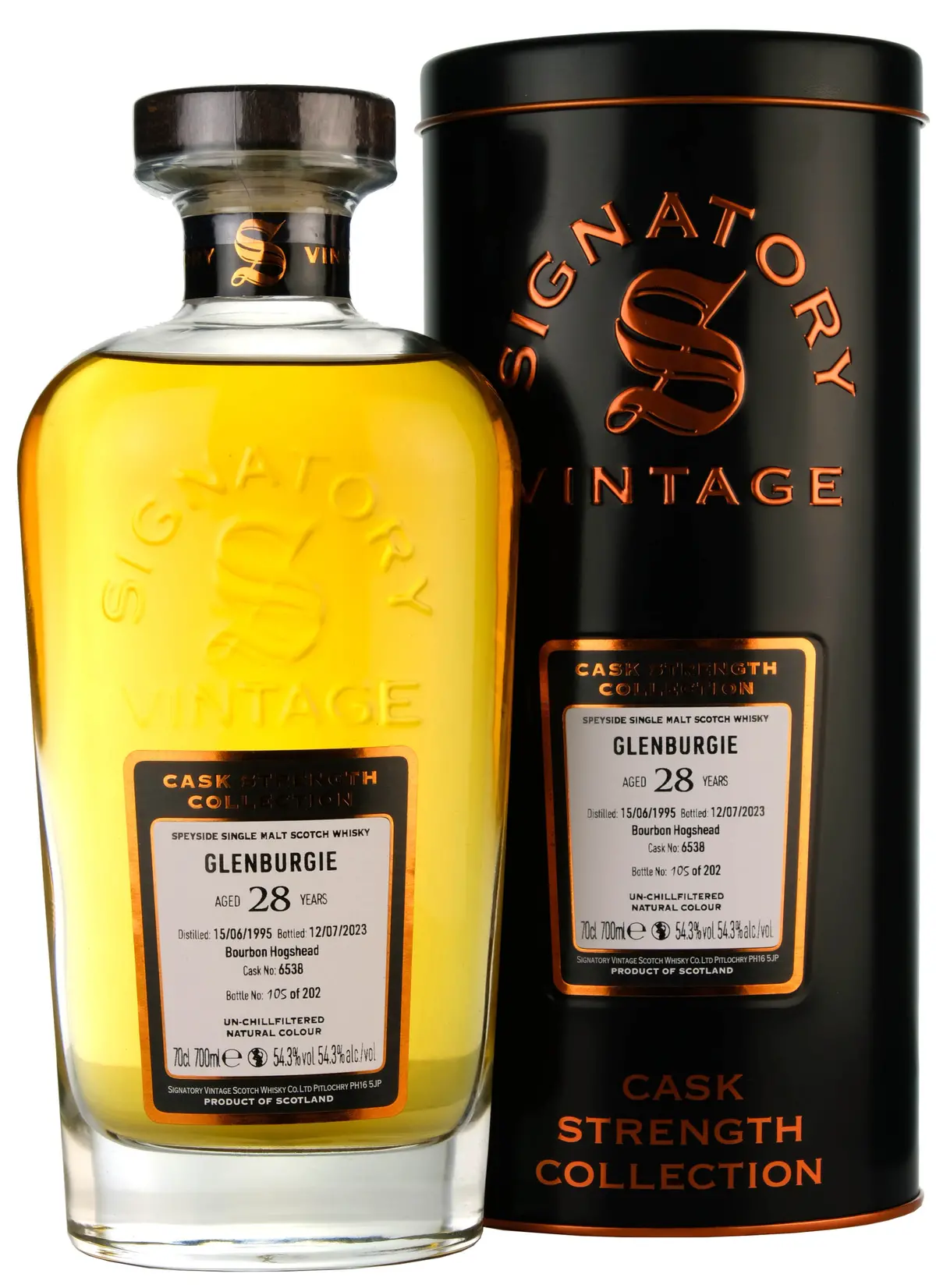 Glenburgie 1995-2023 | 28 Year Old Signatory Vintage Single Cask 6538 1