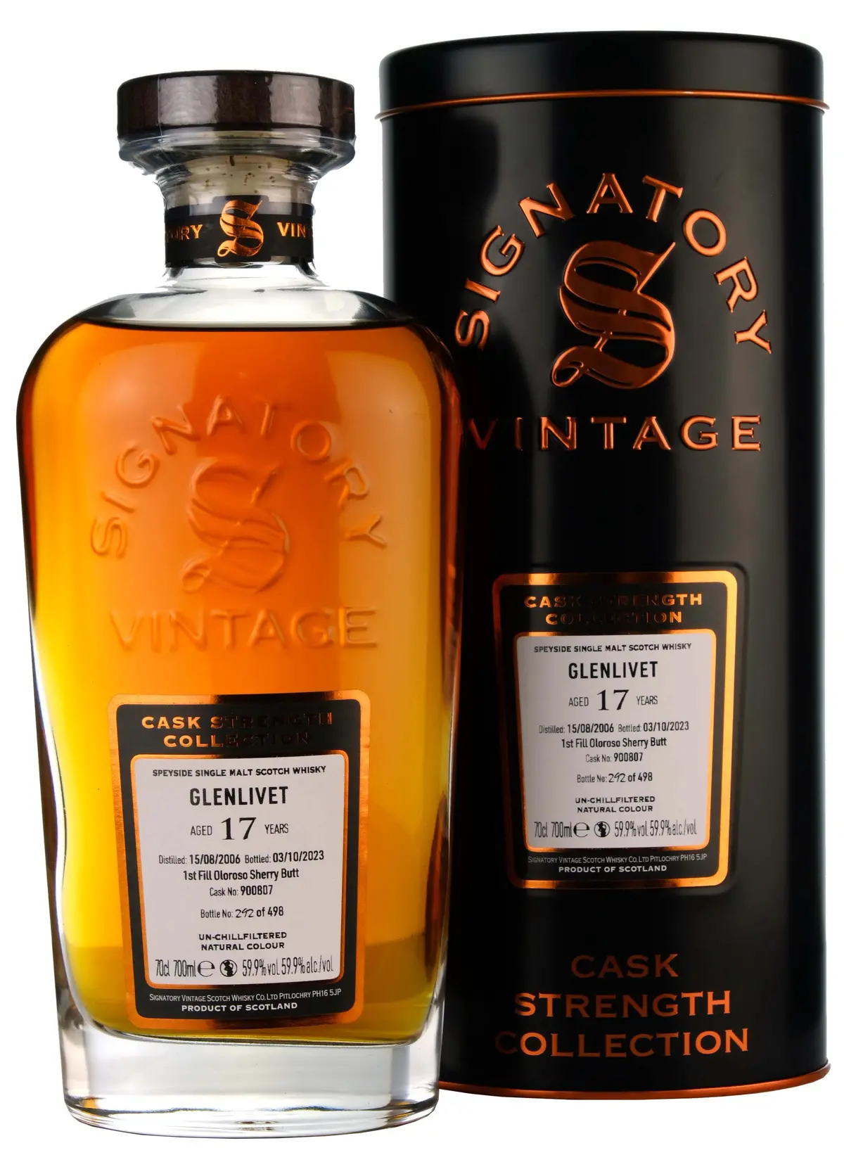 Glenlivet 2006-2023 | 17 Year Old Signatory Vintage Single Cask 900807 1