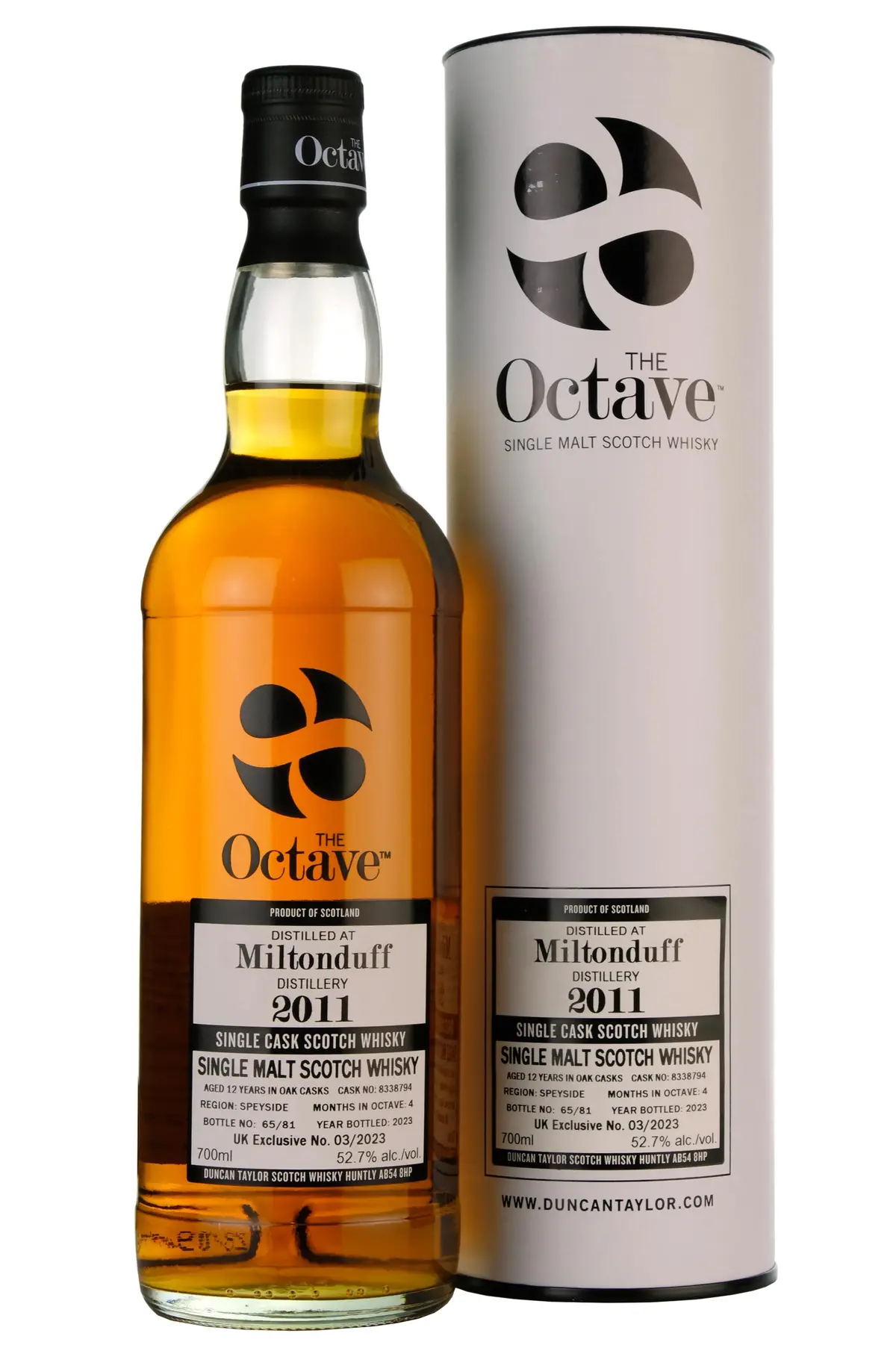 Miltonduff 2011-2023 | 12 Year Old Duncan Taylor Octave Cask 8338794 1