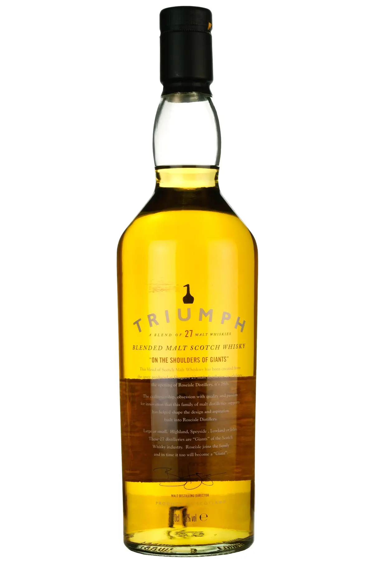 Triumph Blended Malt Whisky 27 Malt Distilleries Of Diageo 1