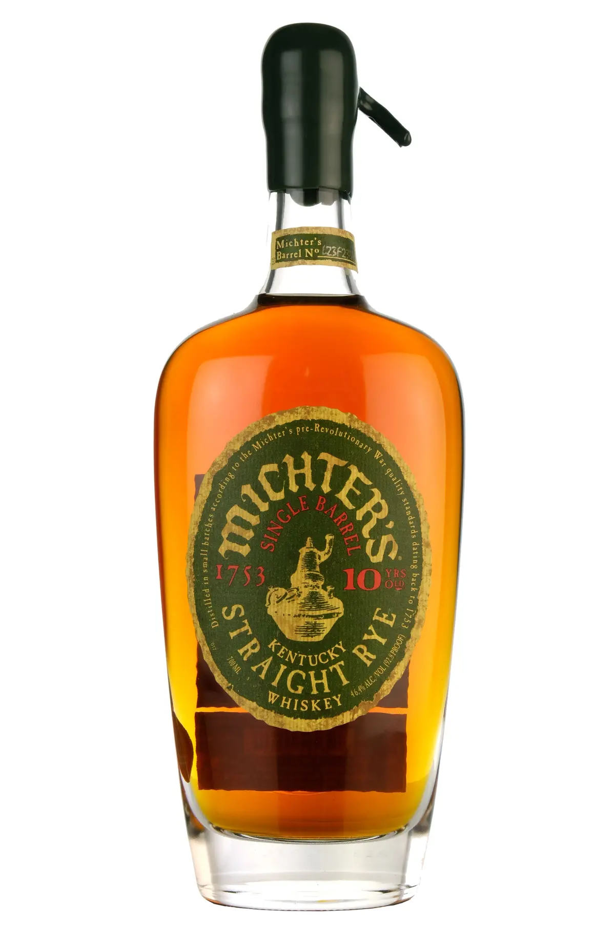 Michter's 10 Year Old Rye Single Barrel L23f2354 Bottled 2023 1