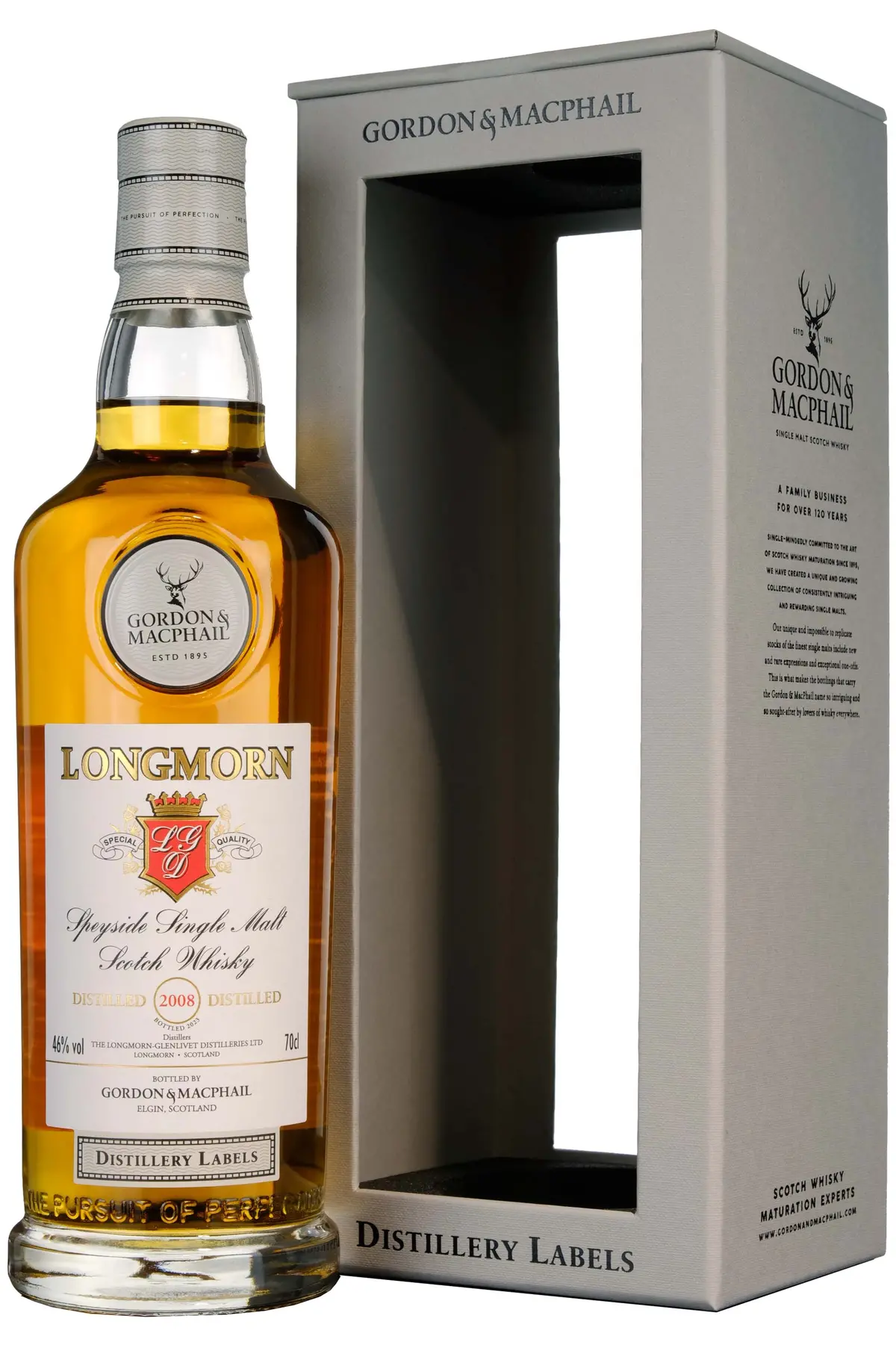 Longmorn 2008-2023 | 15 Year Old Gordon & Macphail Distillery Labels 1
