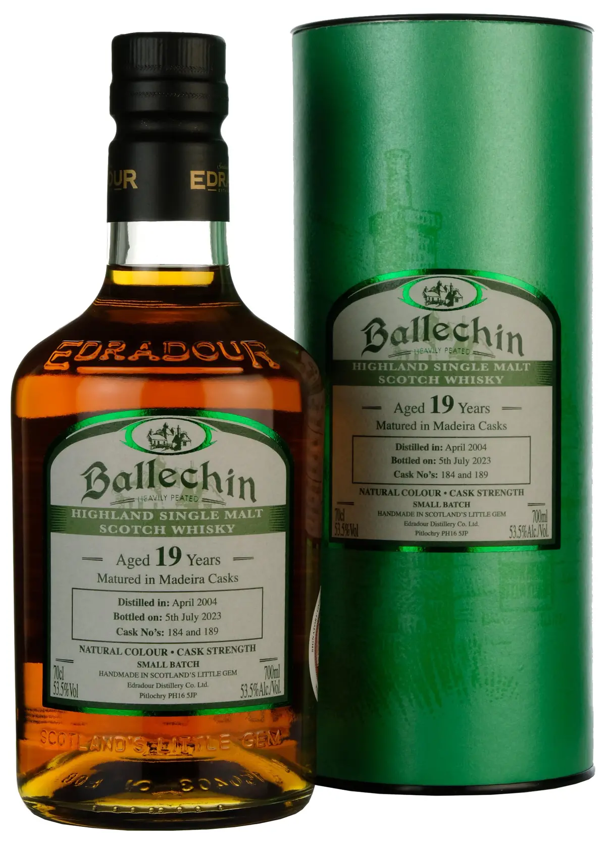 Edradour Ballechin 2004-2023 | 19 Year Old | Madeira Casks 184+189 1