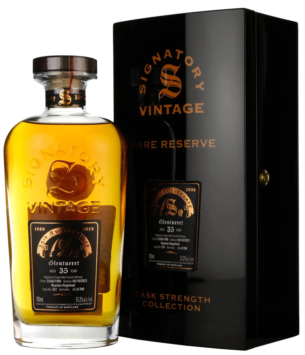Glenturret 1988-2023 | 35 Year Old Signatory Vintage 35Th Anniversary Single Cask 537 1