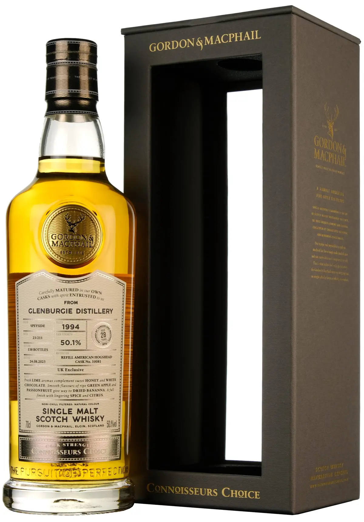 Glenburgie 1994-2023 | 28 Year Old Gordon & Macphail Connoisseurs Choice Single Cask 10081 Uk Exclusive 1