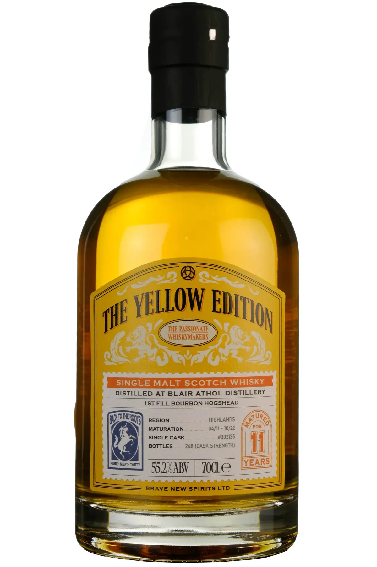Blair Athol 2011-2022 | 11 Year Old Brave New Spirits The Yellow Edition Single Cask 302135 1