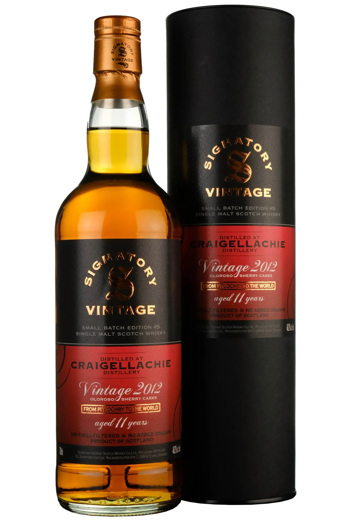 Craigellachie 2012-2024 | 11 Year Old Signatory Vintage Small Batch Edition 5 1