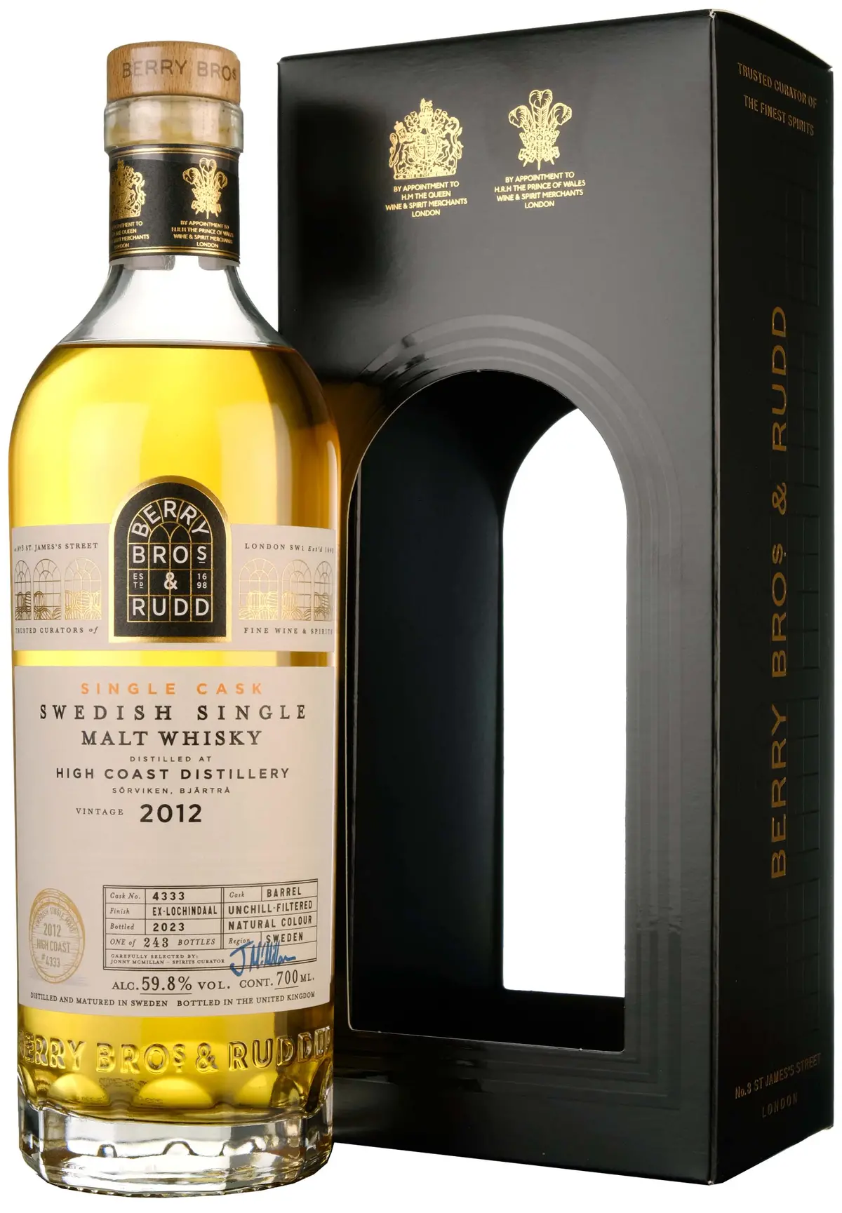 High Coast 2012-2023 Berry Bros & Rudd Single Cask 4333 1