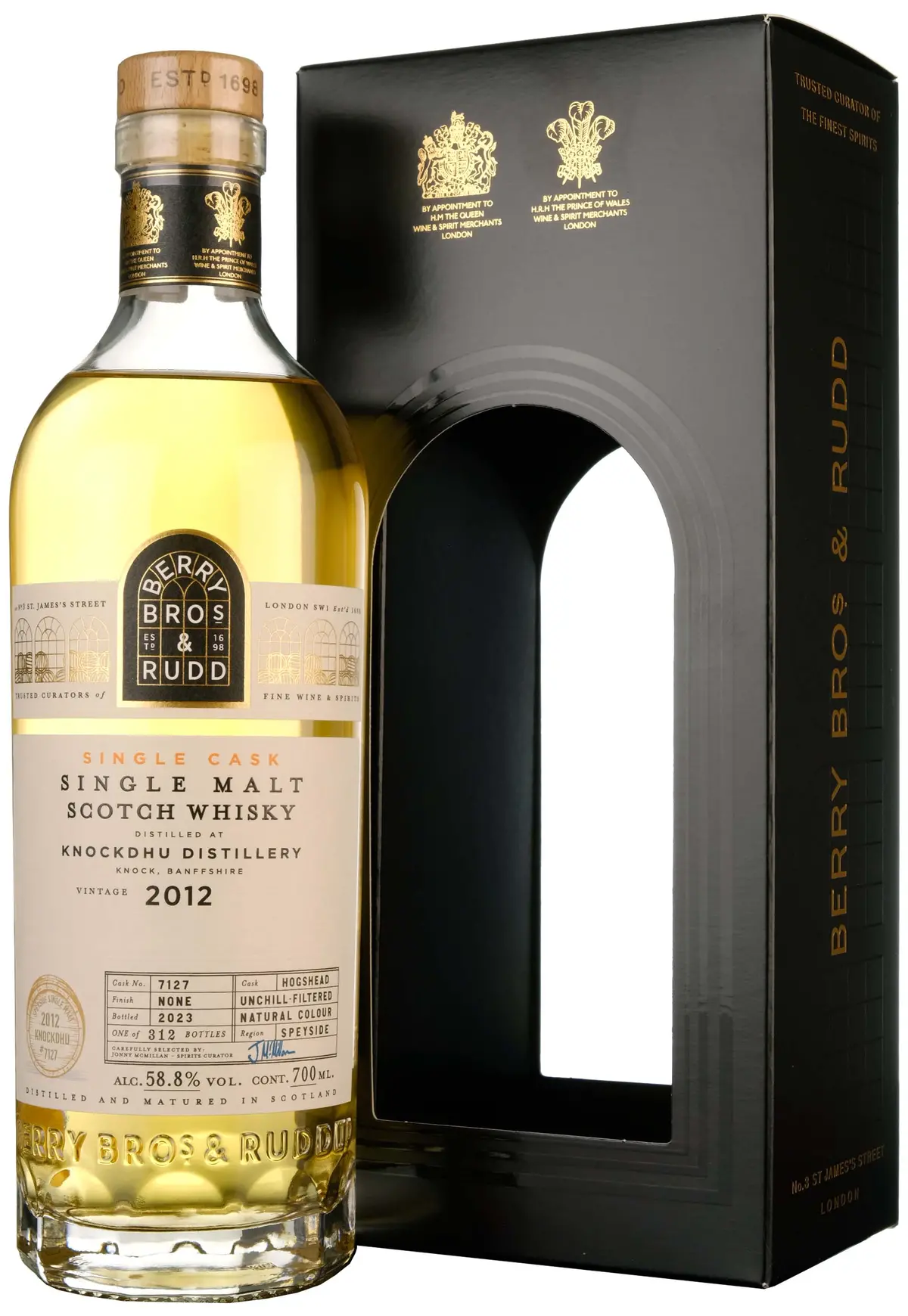 Knockdhu 2012-2023 Berry Bros & Rudd Single Cask 7127 1