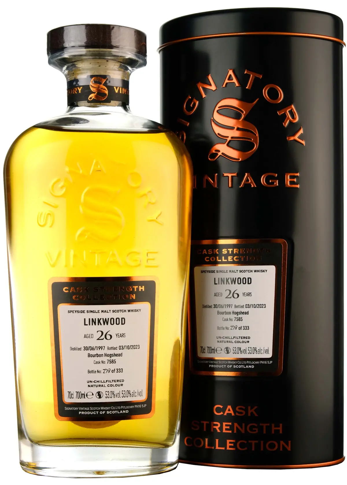 Linkwood 1997-2023 | 26 Year Old Signatory Vintage Single Cask 7585 1
