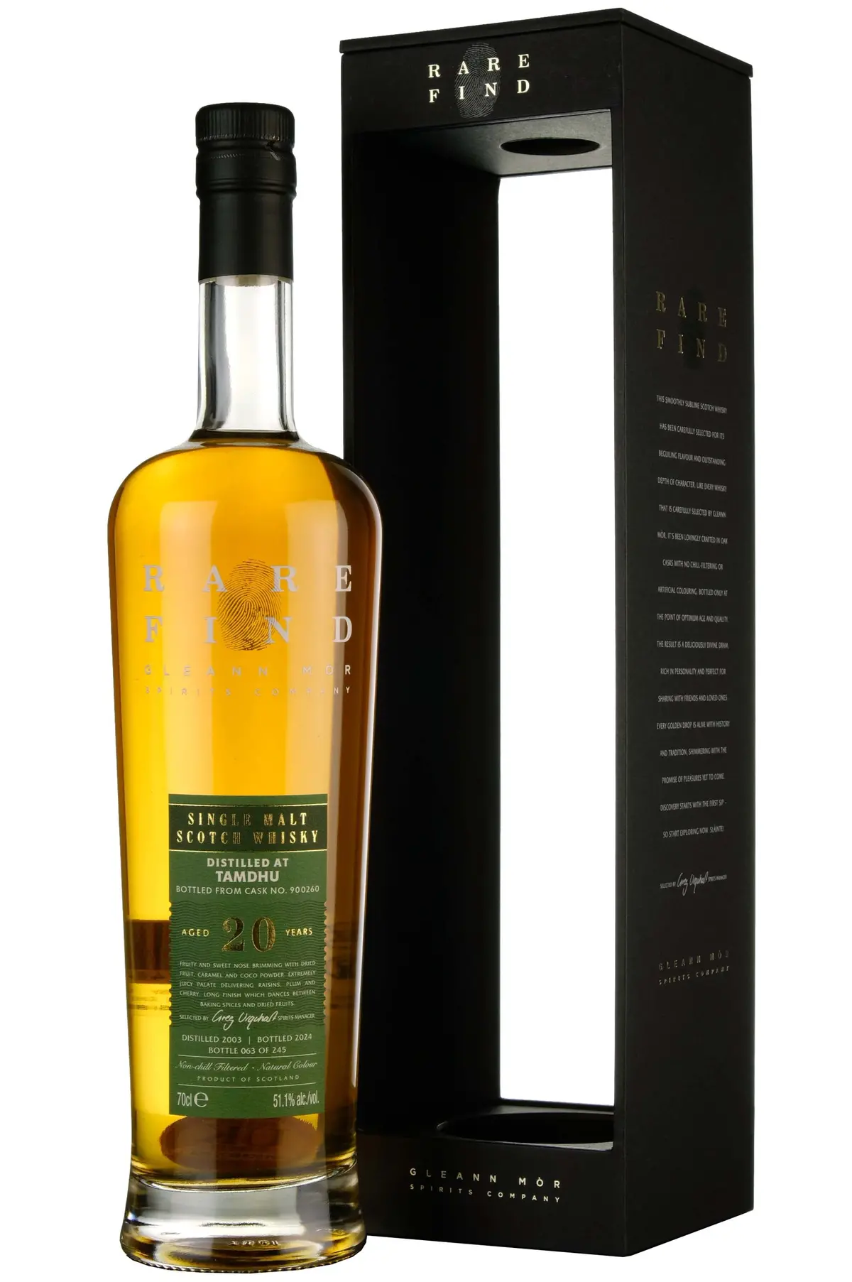 Tamdhu 2003-2024 | 20 Year Old Gleann Mor Rare Find Single Cask 900260 1