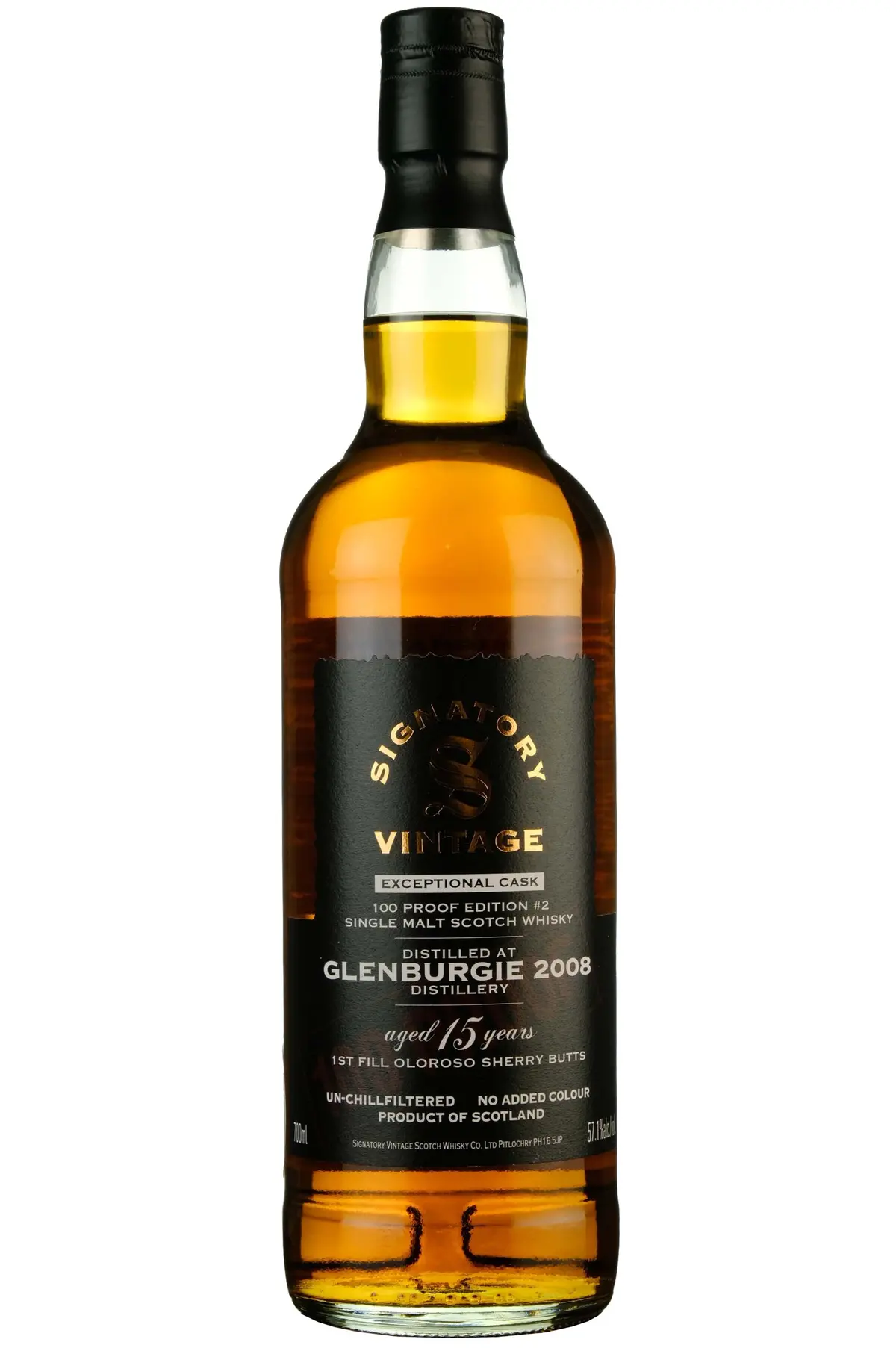 Glenburgie 2008-2024 | 15 Year Old Signatory Vintage Exceptional Cask 100 Proof Edition 2 1