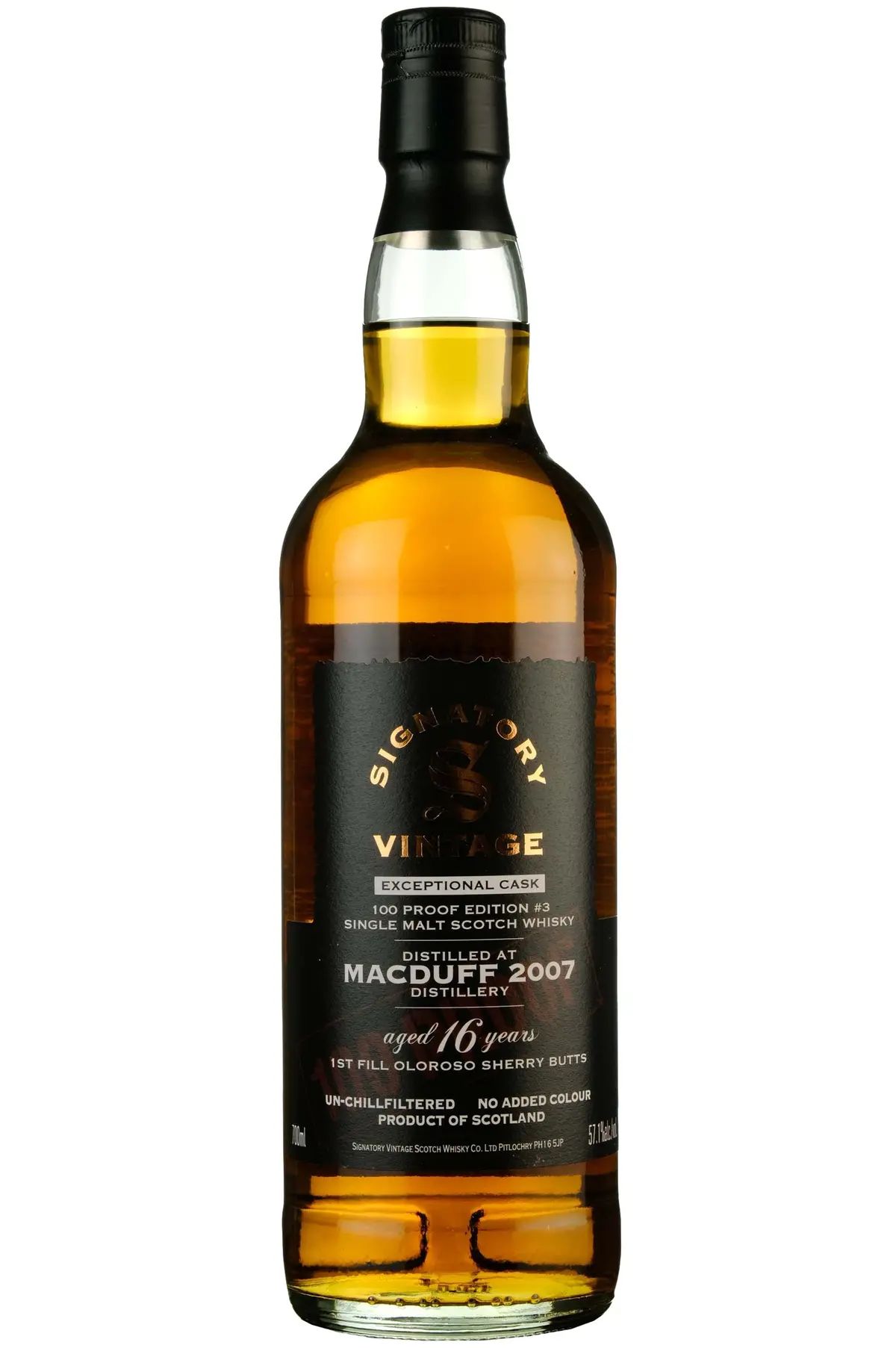 Macduff 2007-2024 | 16 Year Old Signatory Vintage Exceptional Cask 100 Proof Edition 3 1