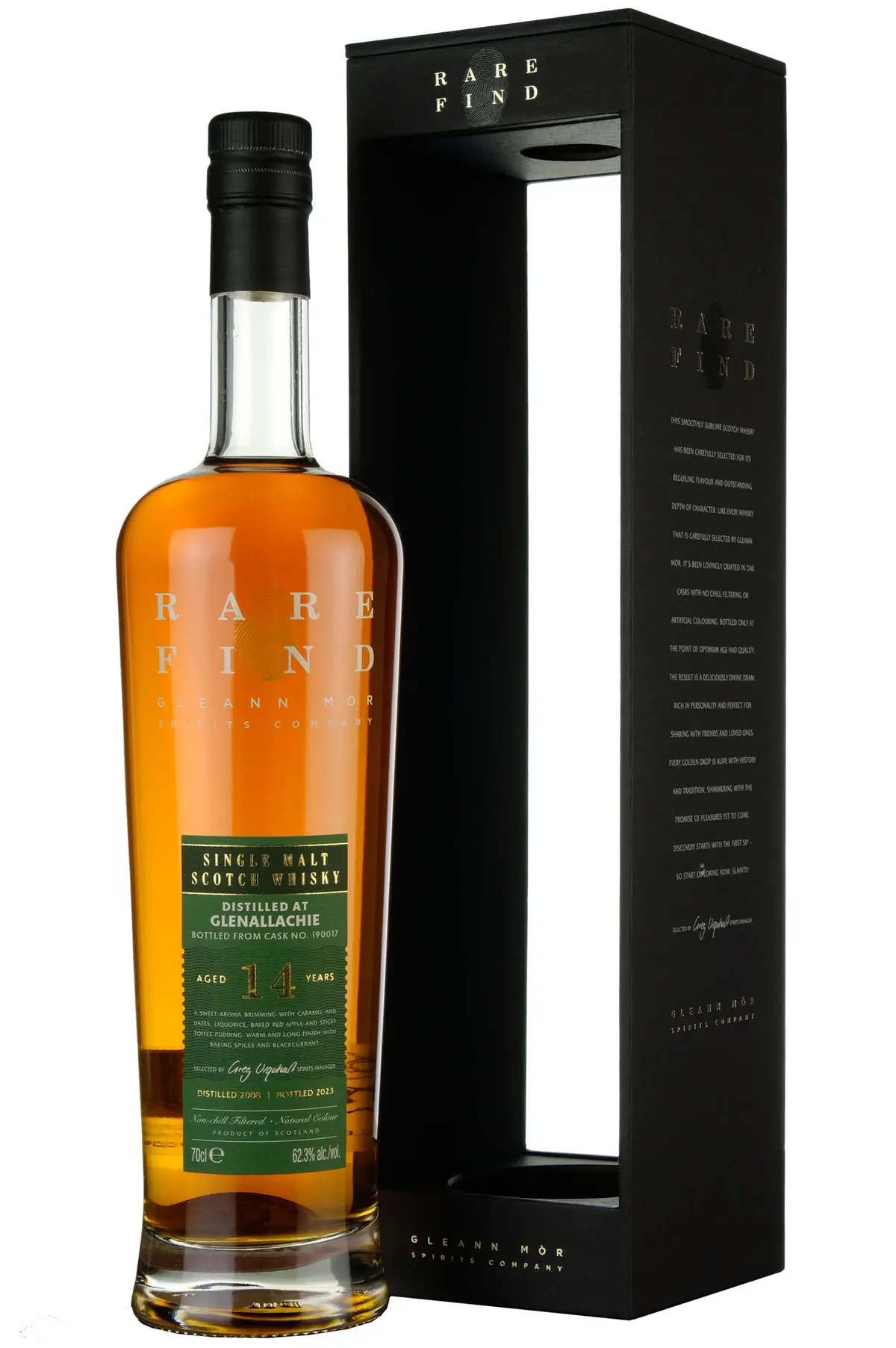 Glenallachie 2008-2024 | 14 Year Old Gleann Mor Rare Find Single Cask 190017 1