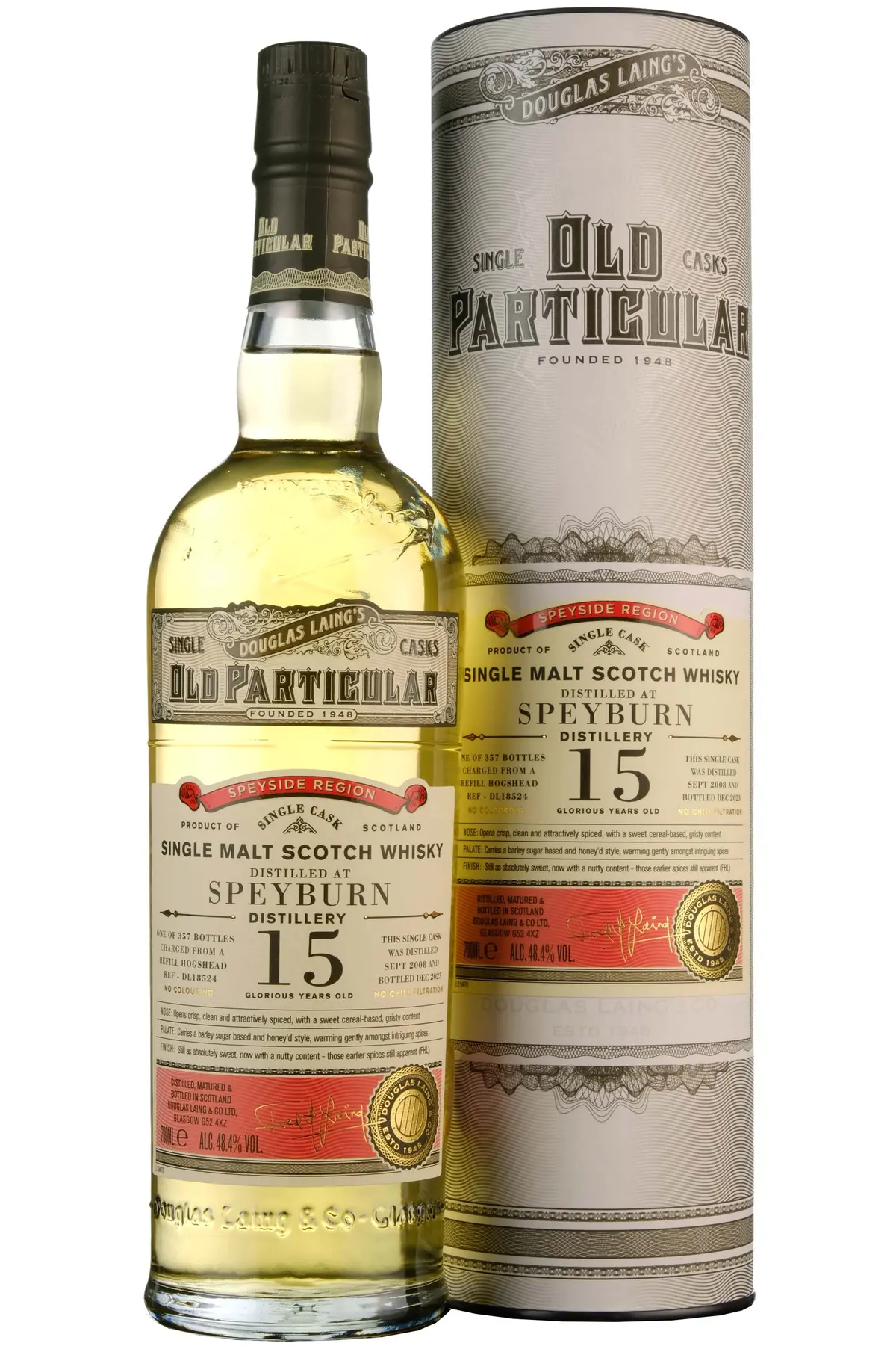 Speyburn 2008-2023 | 15 Year Old Douglas Laing Old Particular Single Cask Dl18524 1