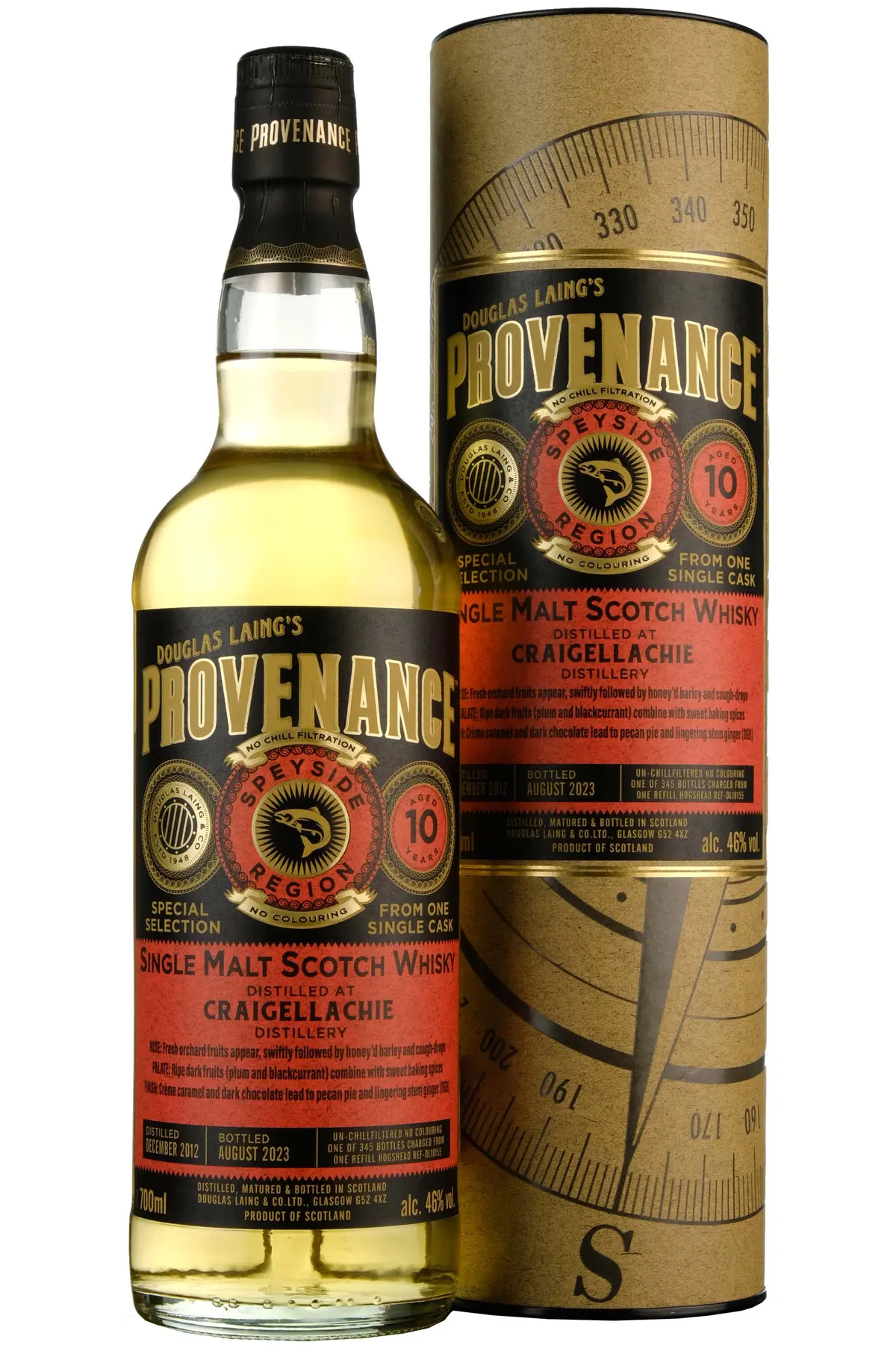 Craigellachie 2012-2023 | 10 Year Old Douglas Laing Provenance Single Cask Dl18155 1