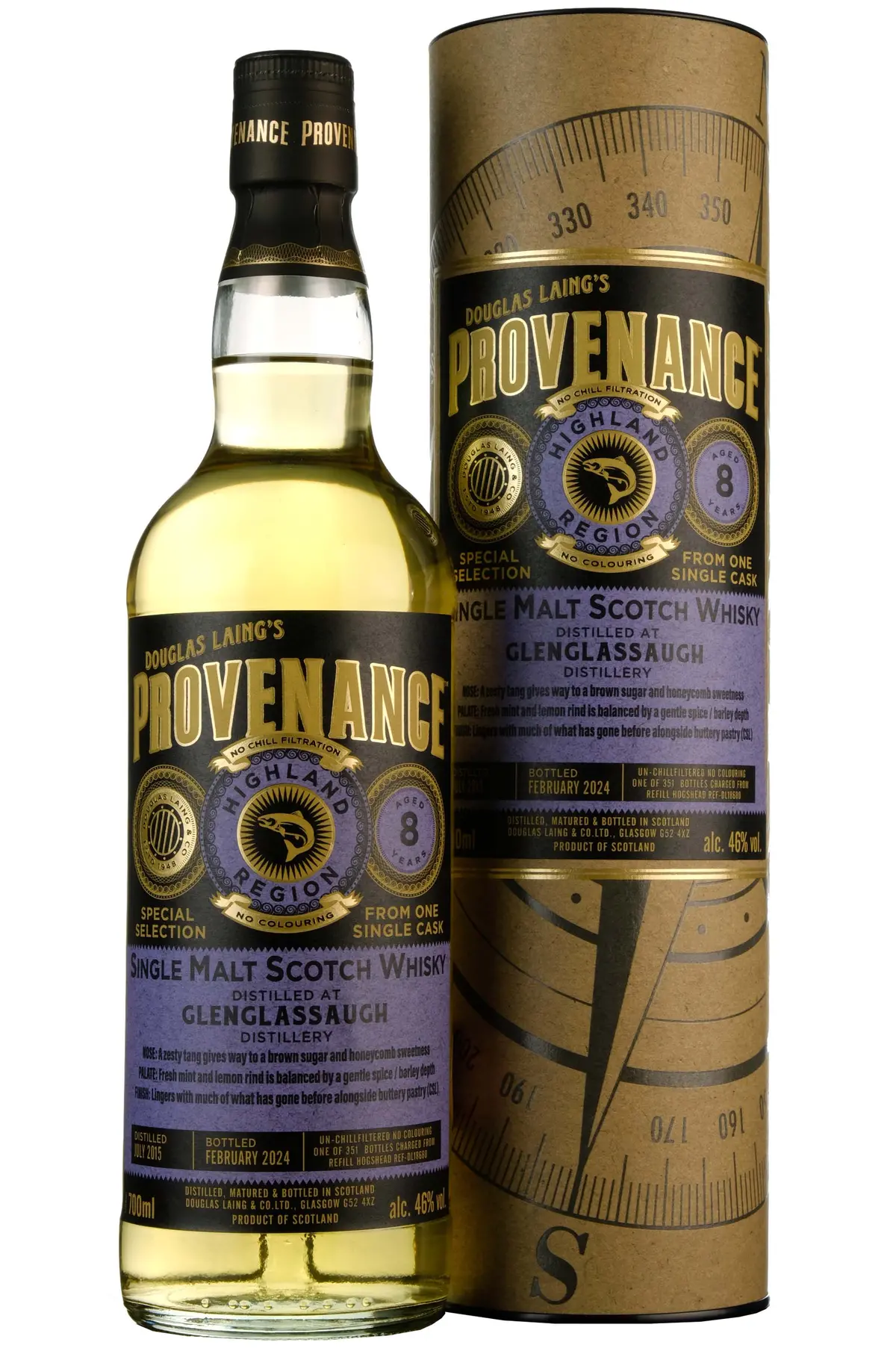 Glenglassaugh 2015-2024 | 8 Year Old Douglas Laing Provenance Single Cask Dl18680 1
