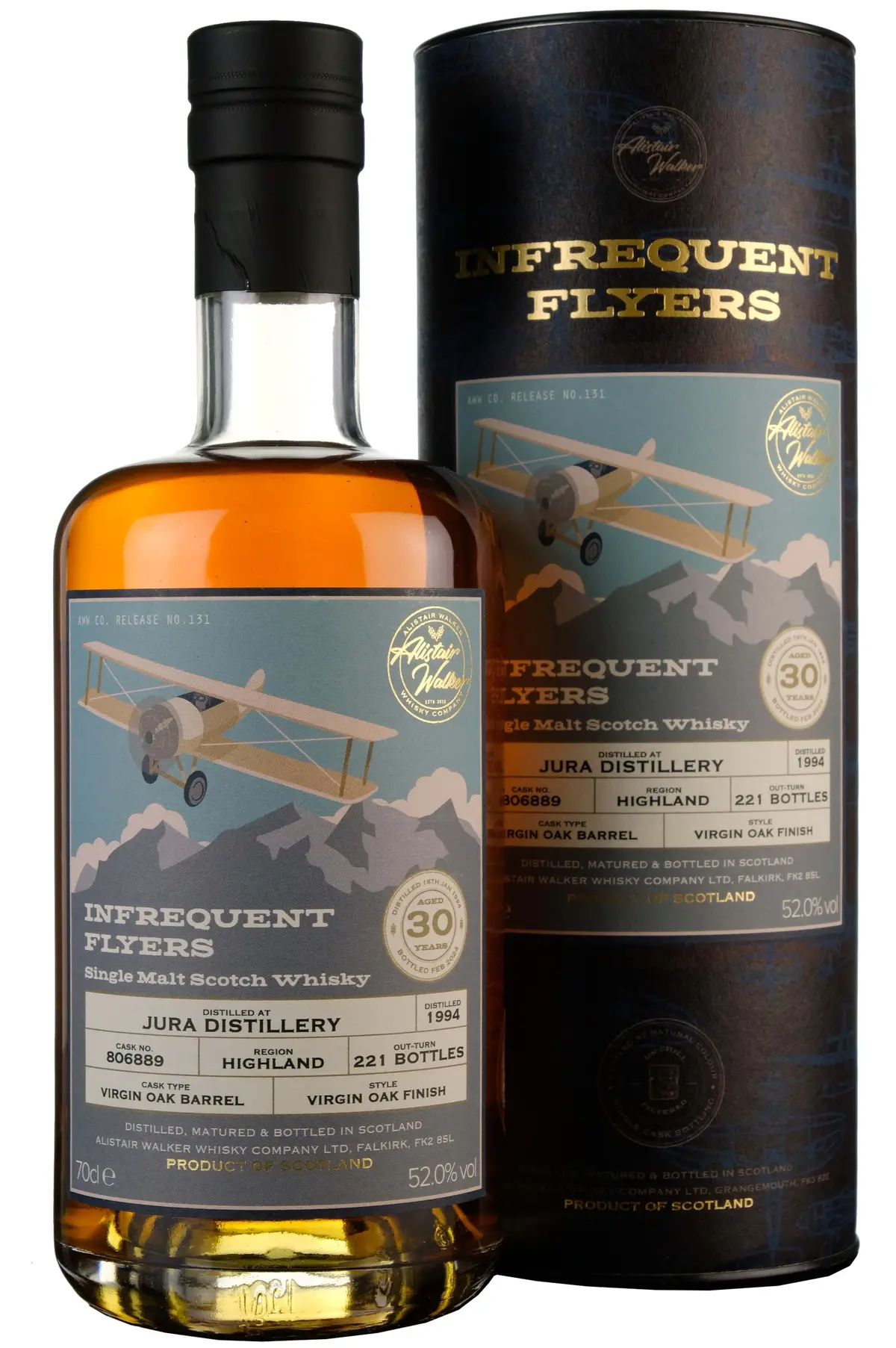 Jura 1994-2024 | 30 Year Old Infrequent Flyers Single Cask 806889 1
