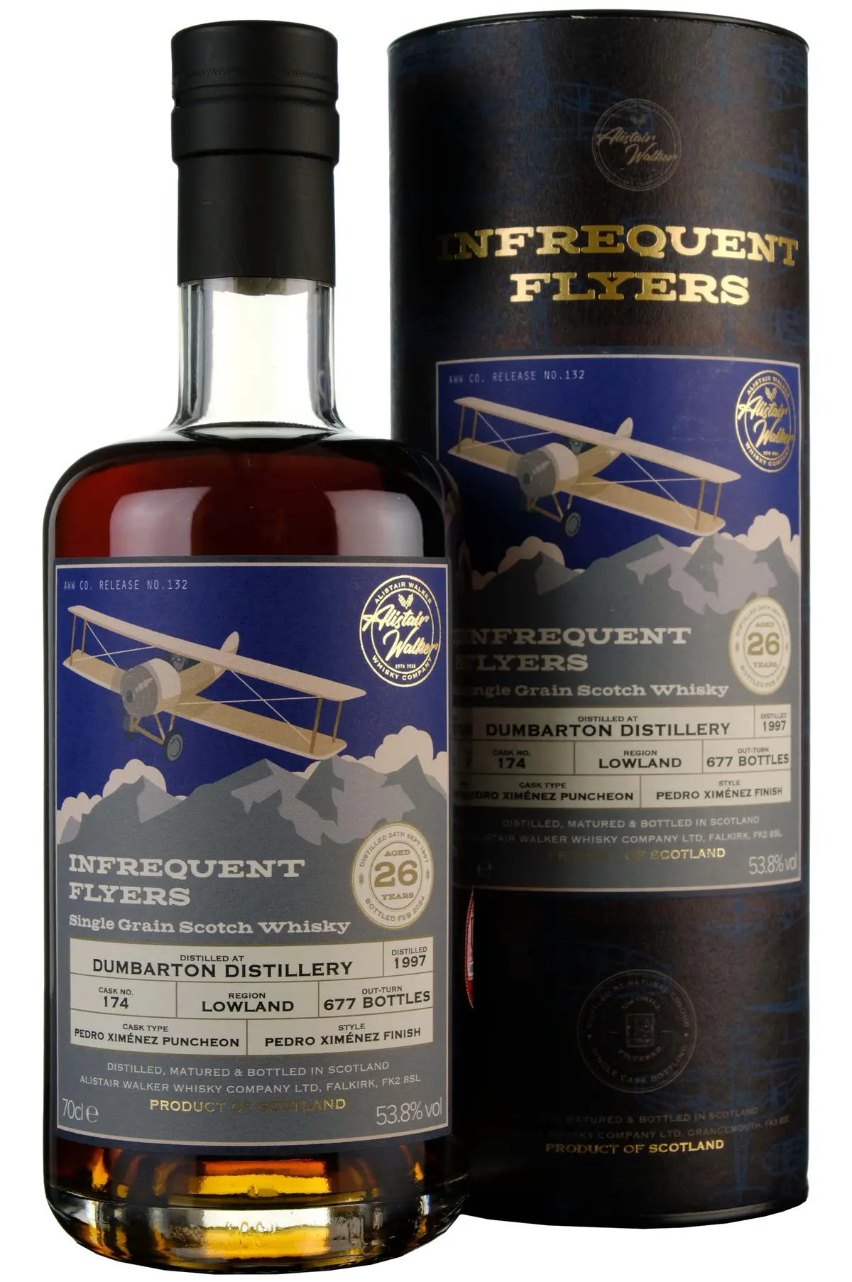 Dumbarton 1997-2024 | 26 Year Old Infrequent Flyers Single Cask 174 1