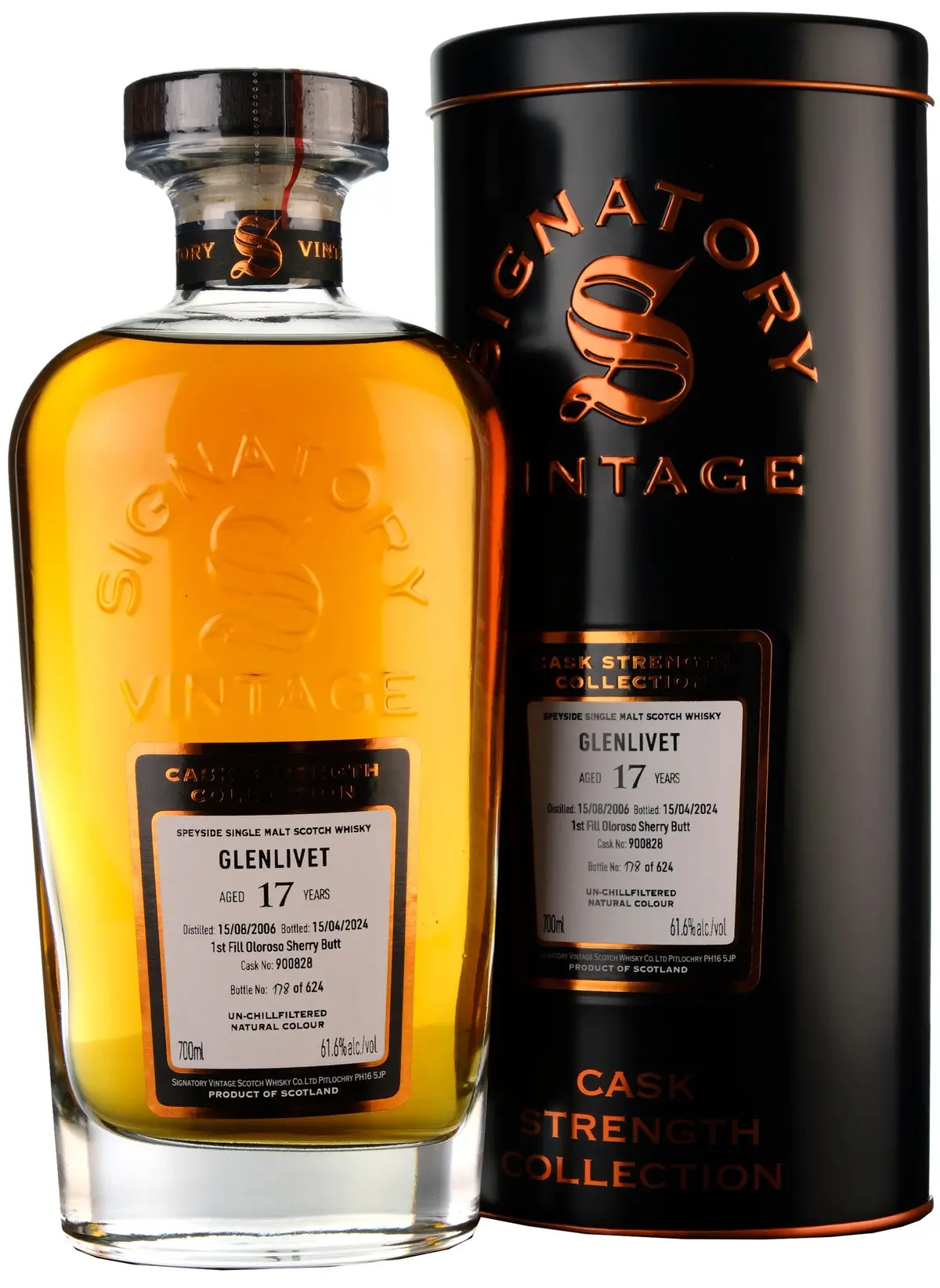 Glenlivet 2006-2024 | 17 Year Old Signatory Vintage Cask Strength Collection Single Cask 900828 1